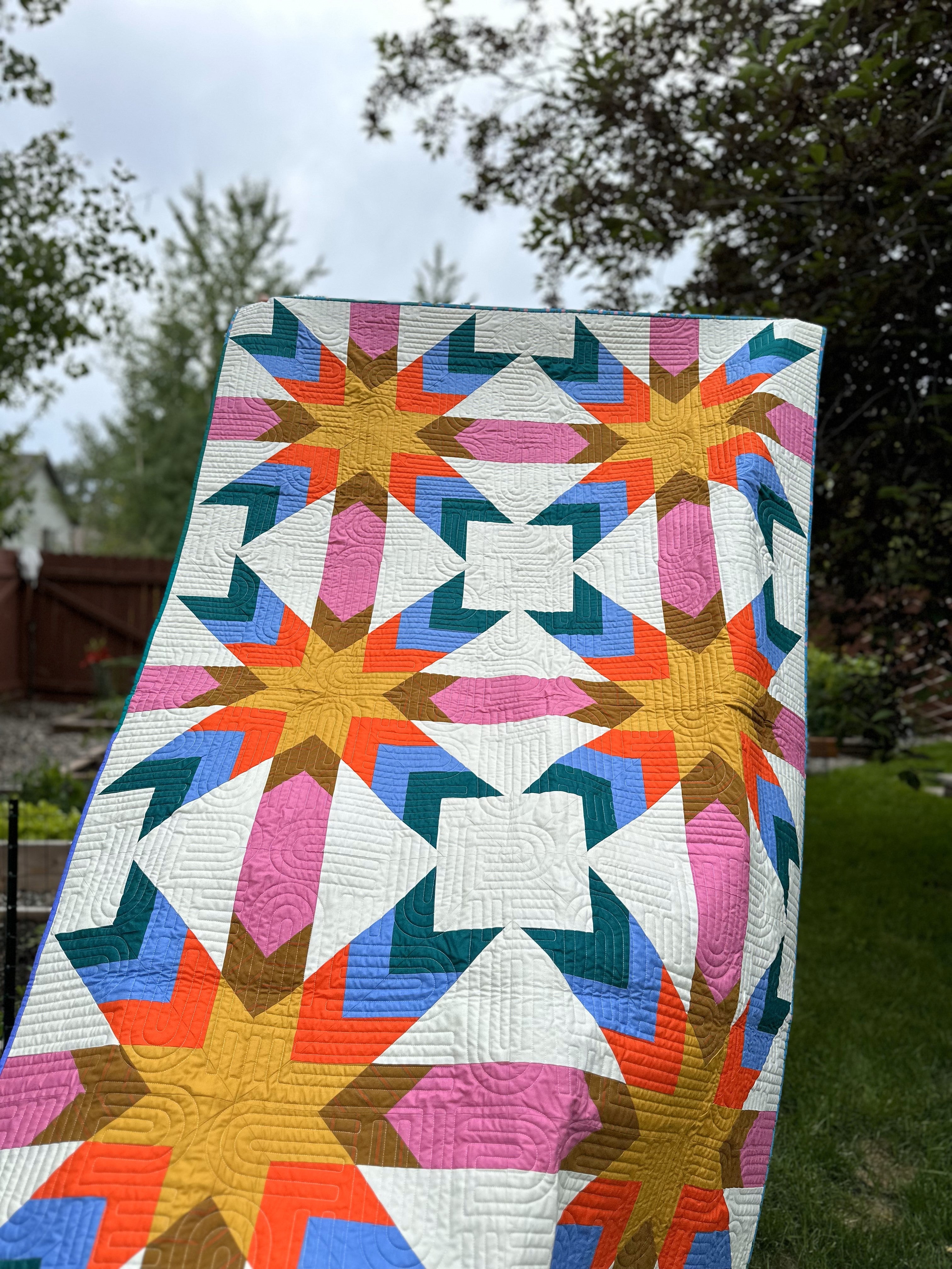 Wolf Point Quilt Pattern - PRINTED