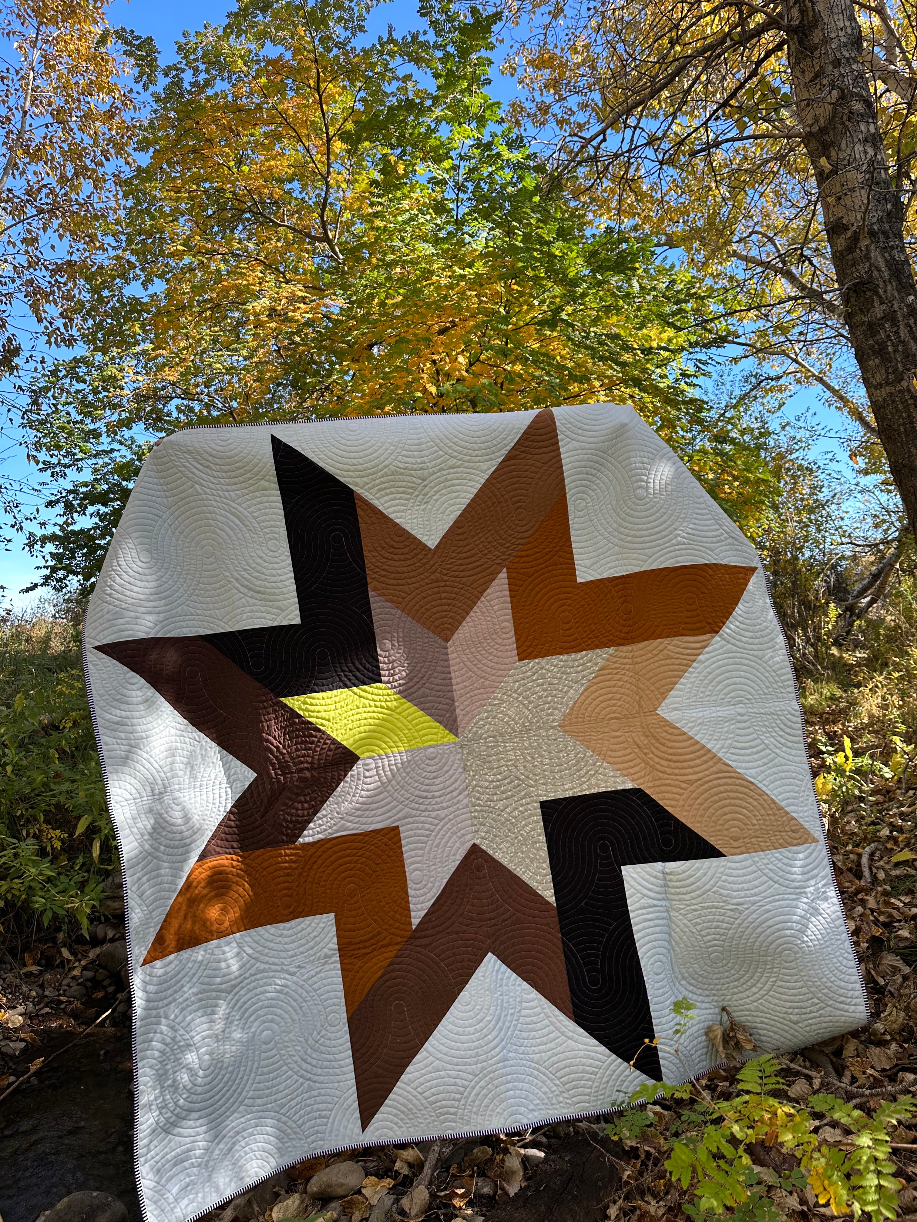 Trailing Star Quilt Pattern - PDF