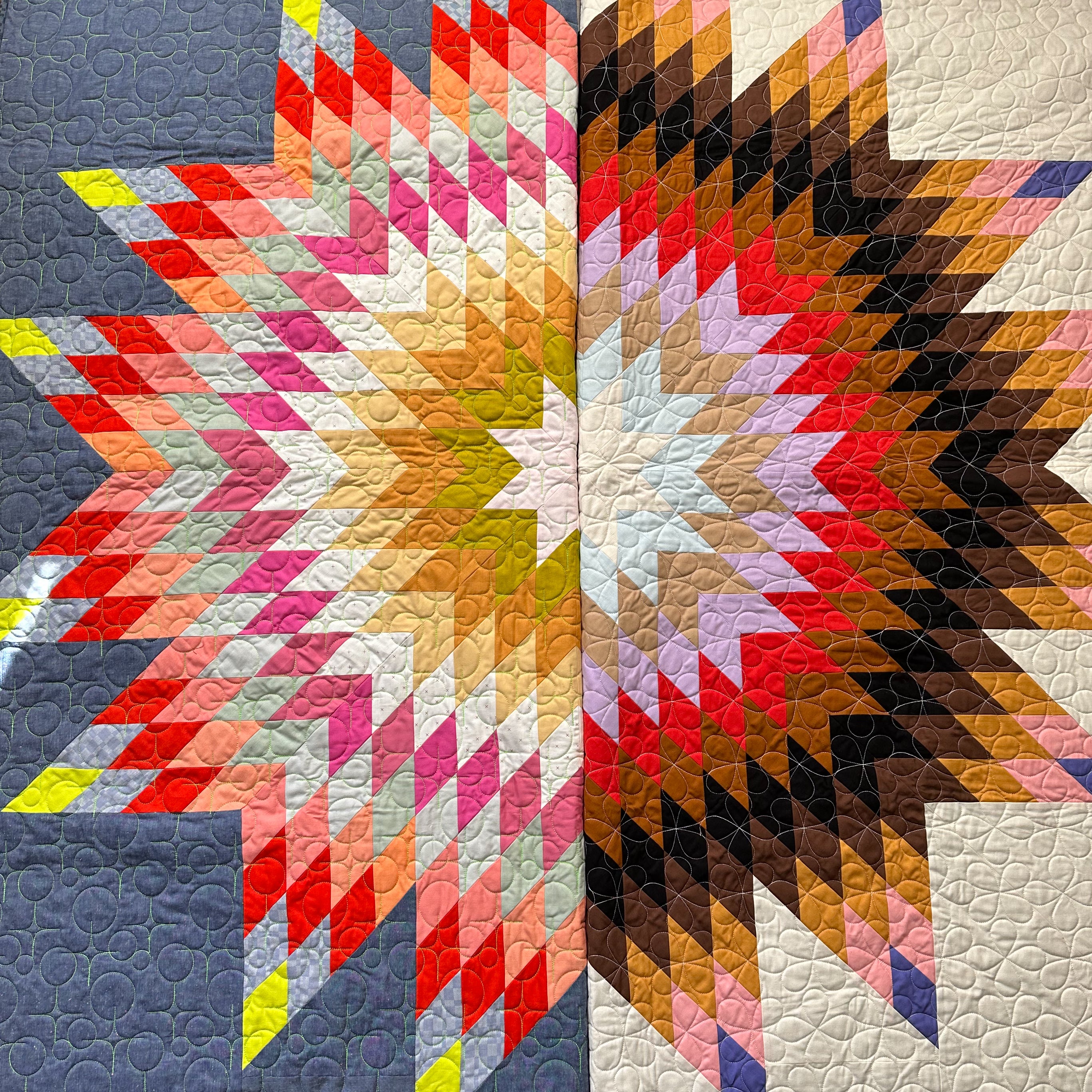 Western Sky Star Quilt Pattern - PRINTED