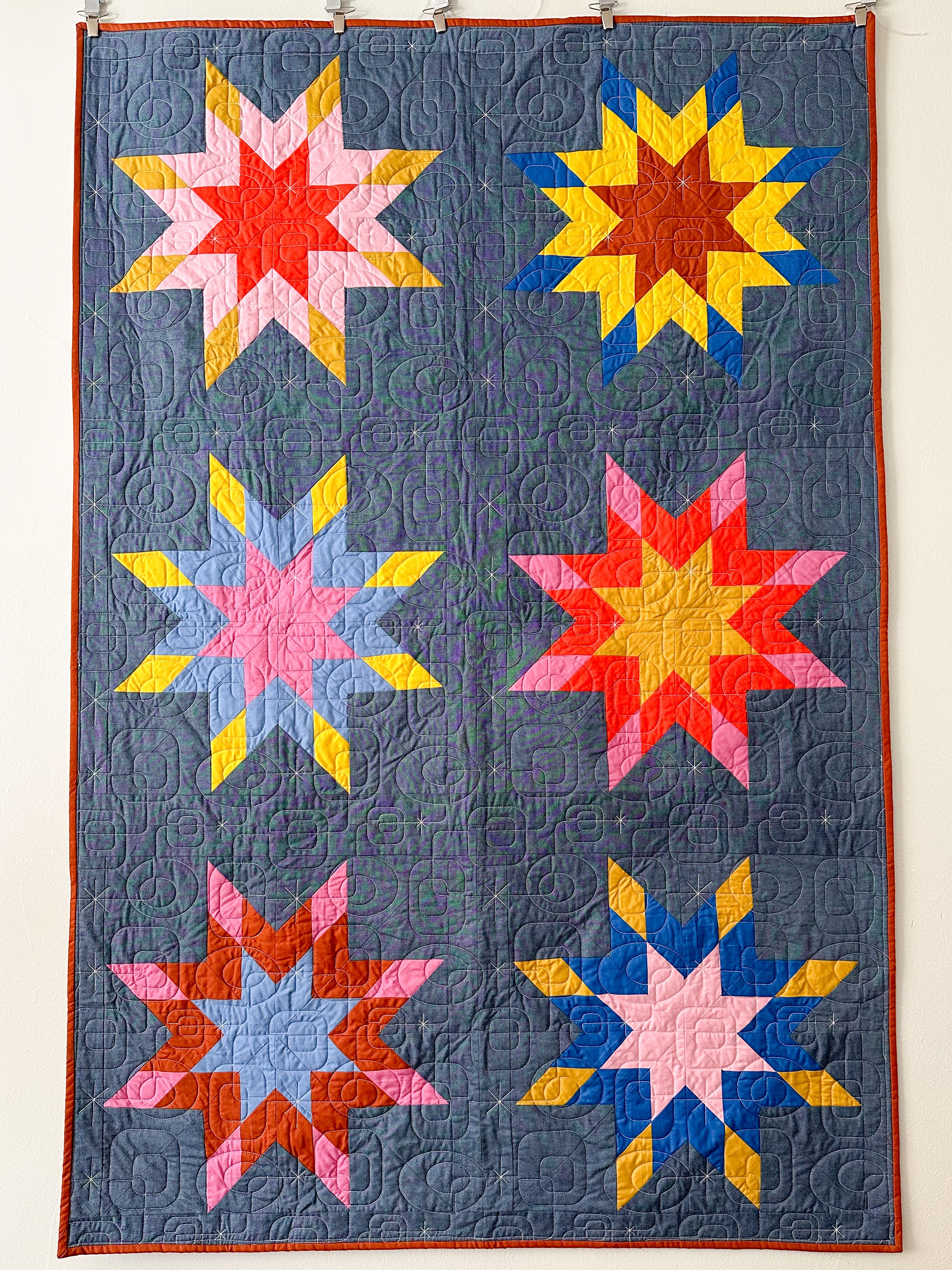 Not Alone Star Quilt - Star Week Version (Lap size)