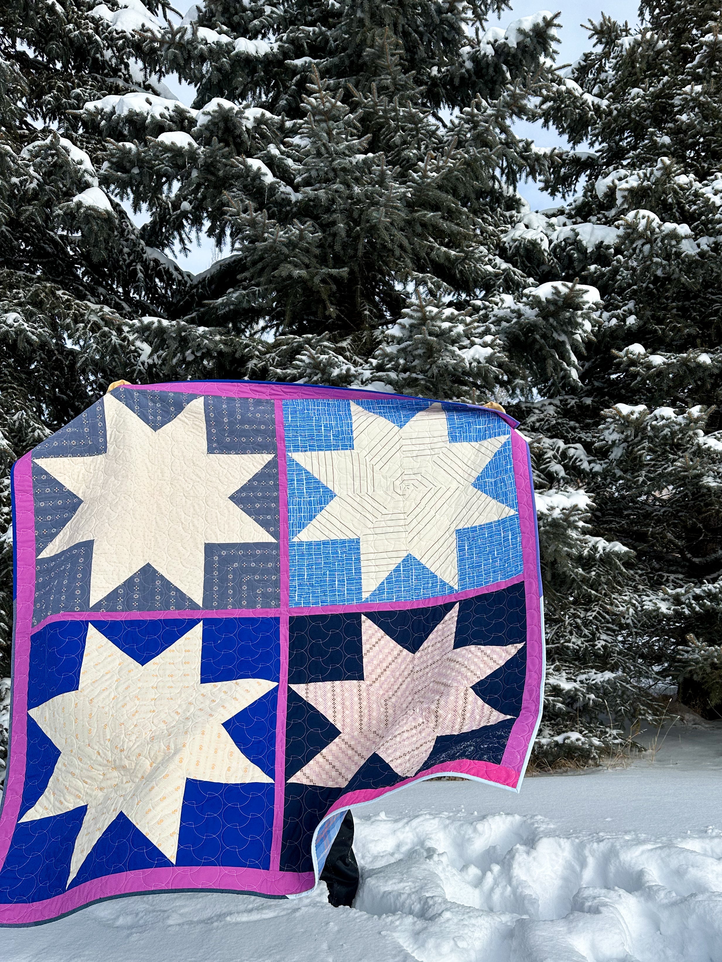 Y Not Star Quilt Pattern - PDF