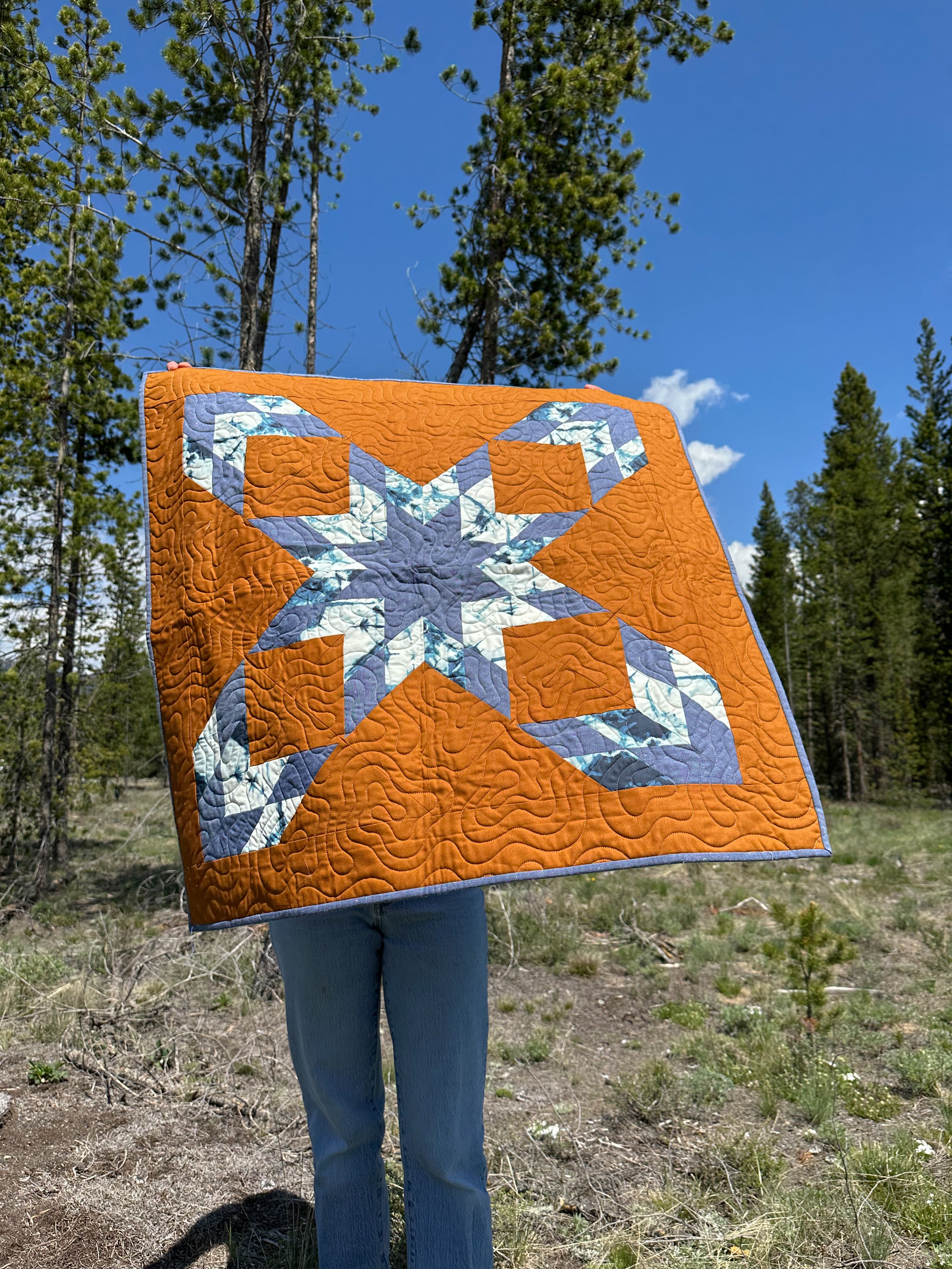 North Country Star Quilt Pattern - PRINTED