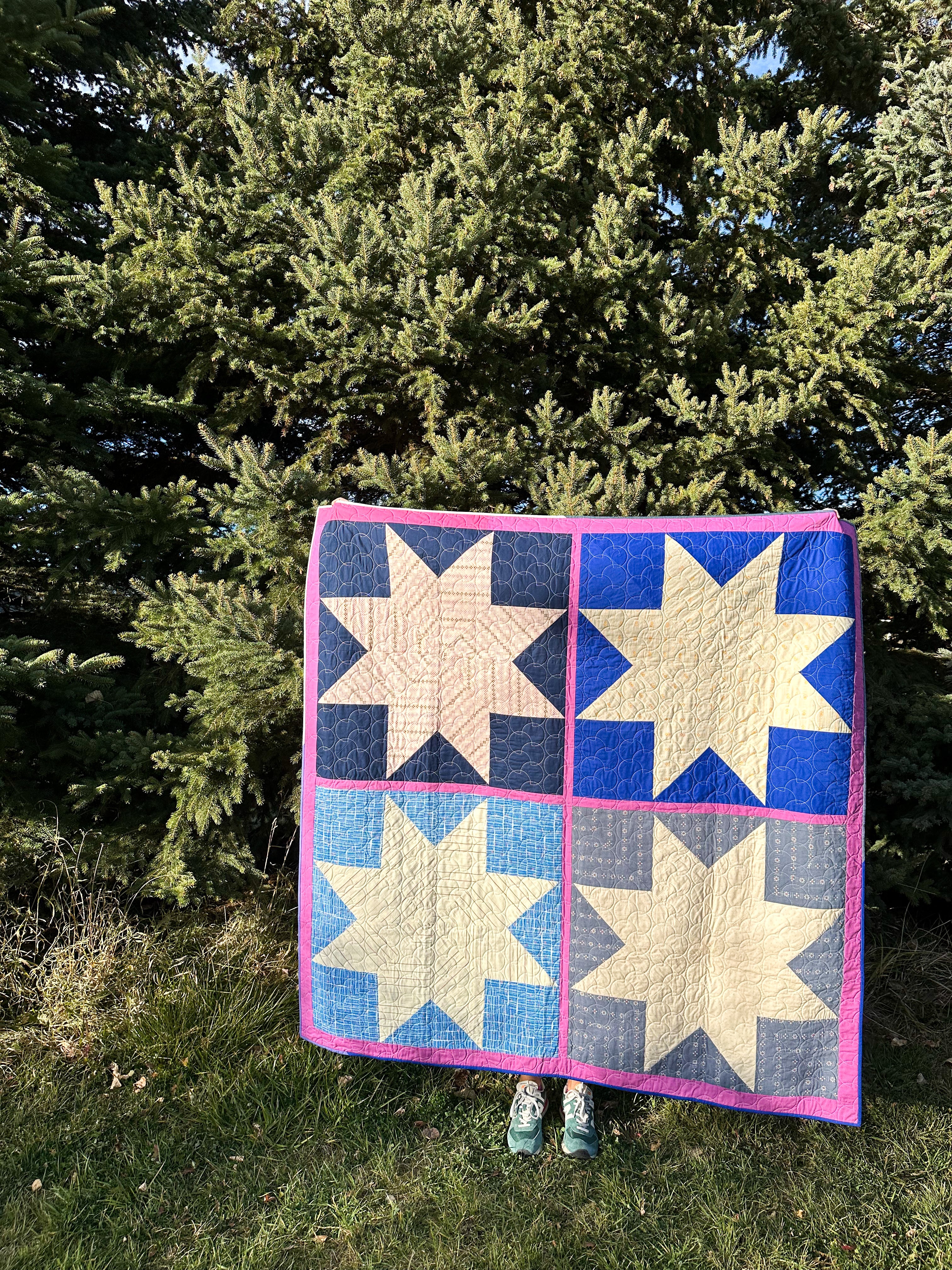 Y Not Star - Blues version (Throw size)