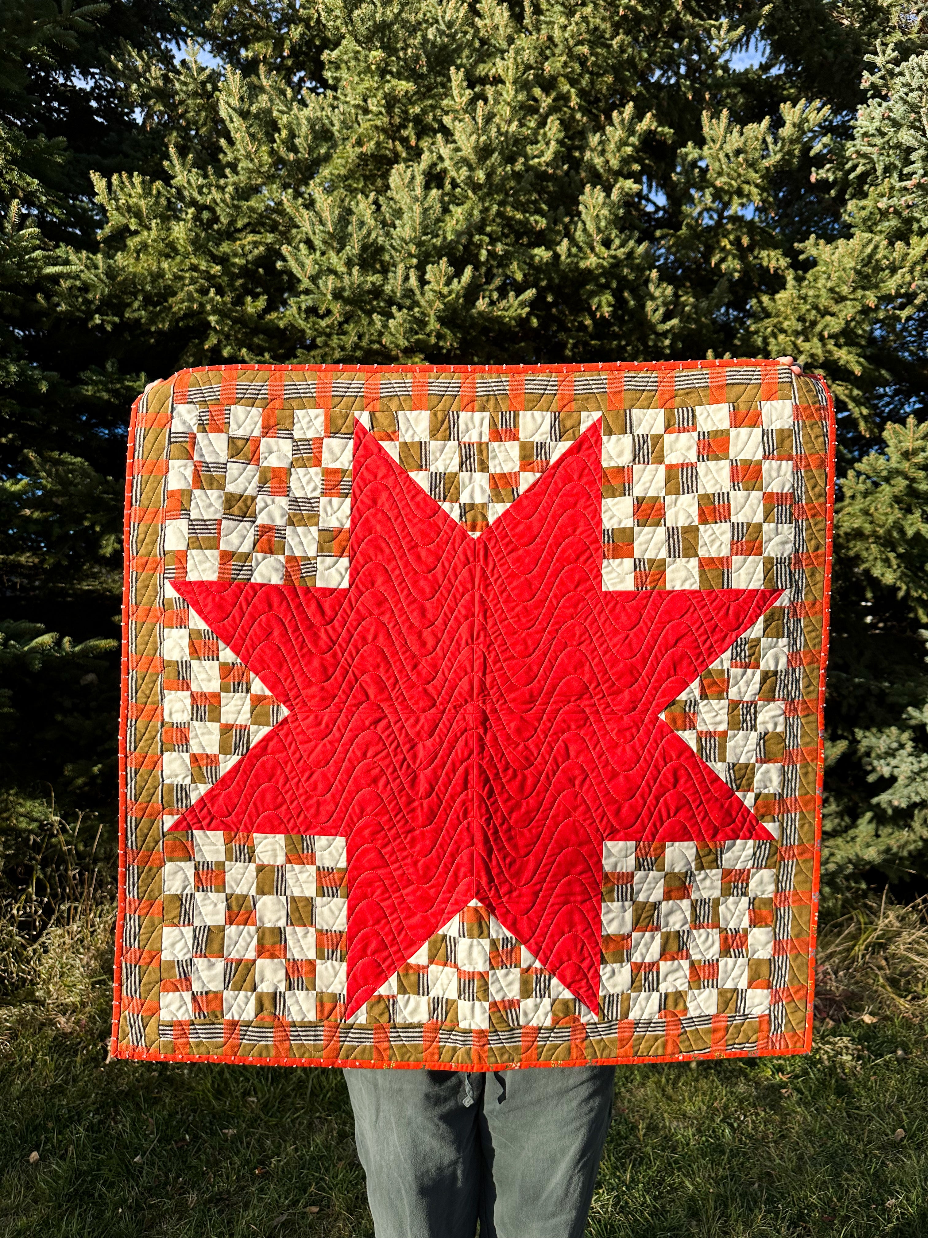 Y Not Star - Checkerboard background (Baby size)