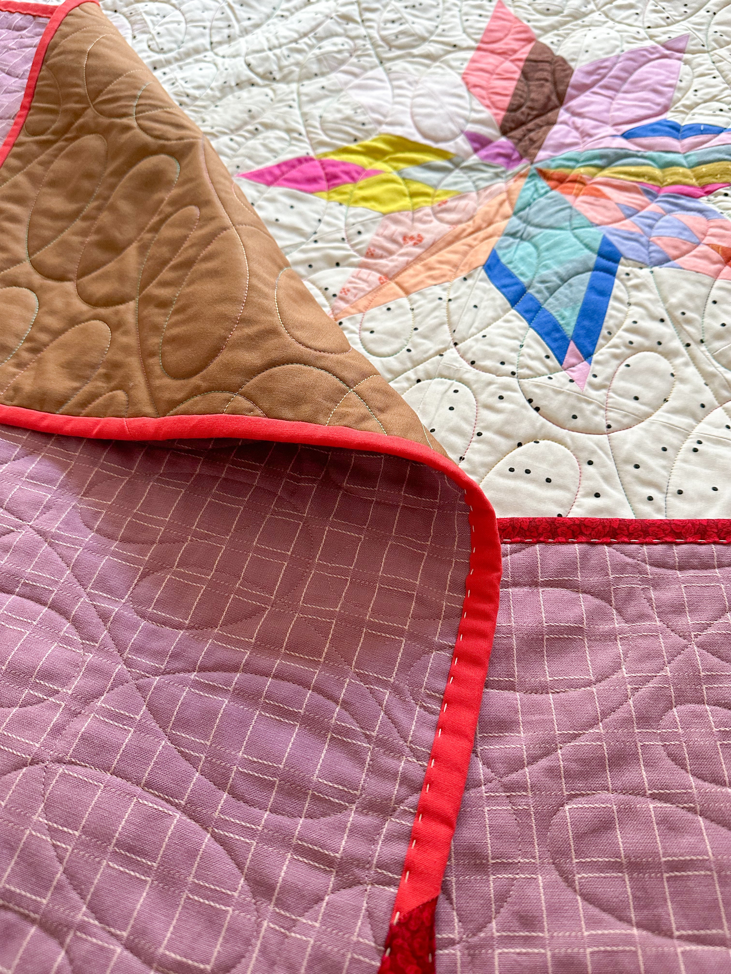 Combo Star Quilt - Scrappy Version (Large Throw)