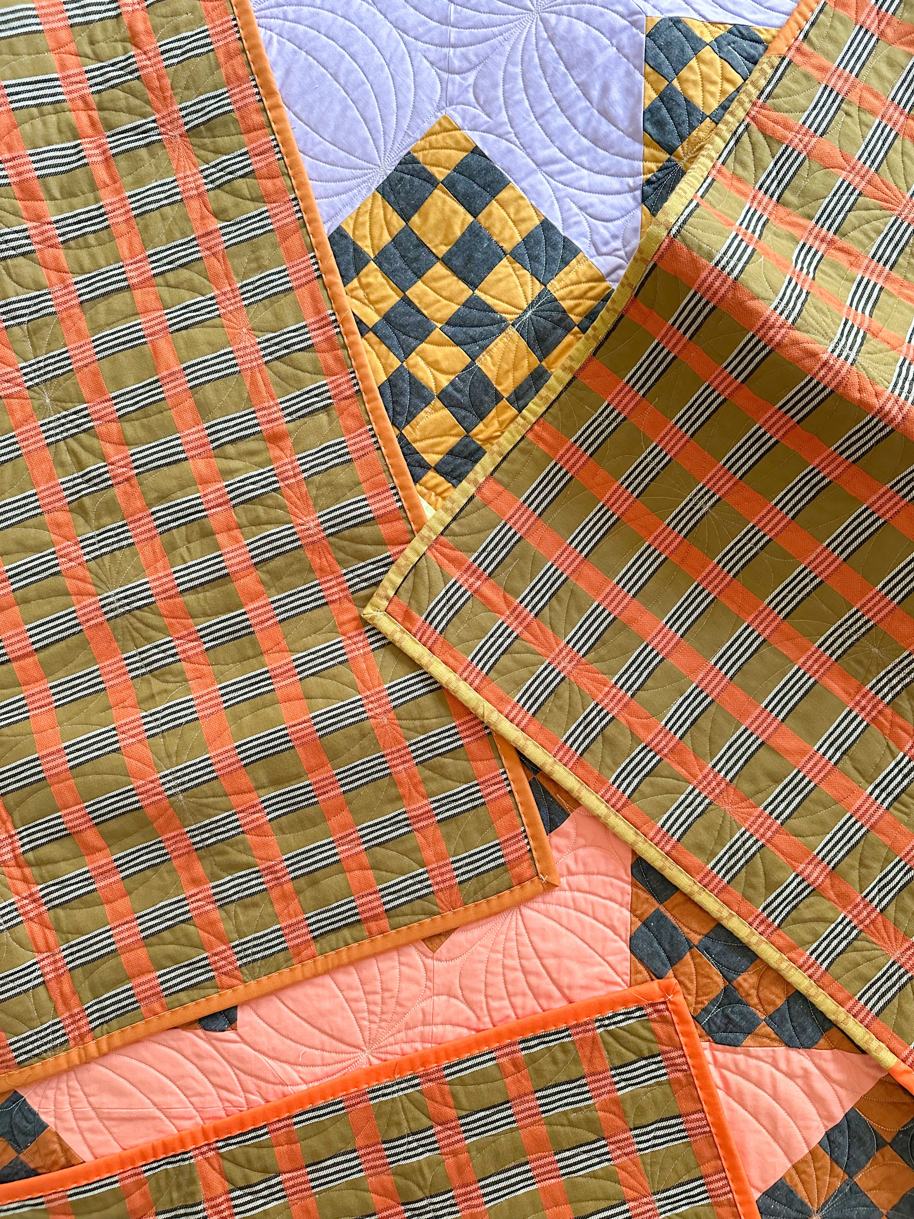 Y Not Star - Checkerboard background (Throw size)