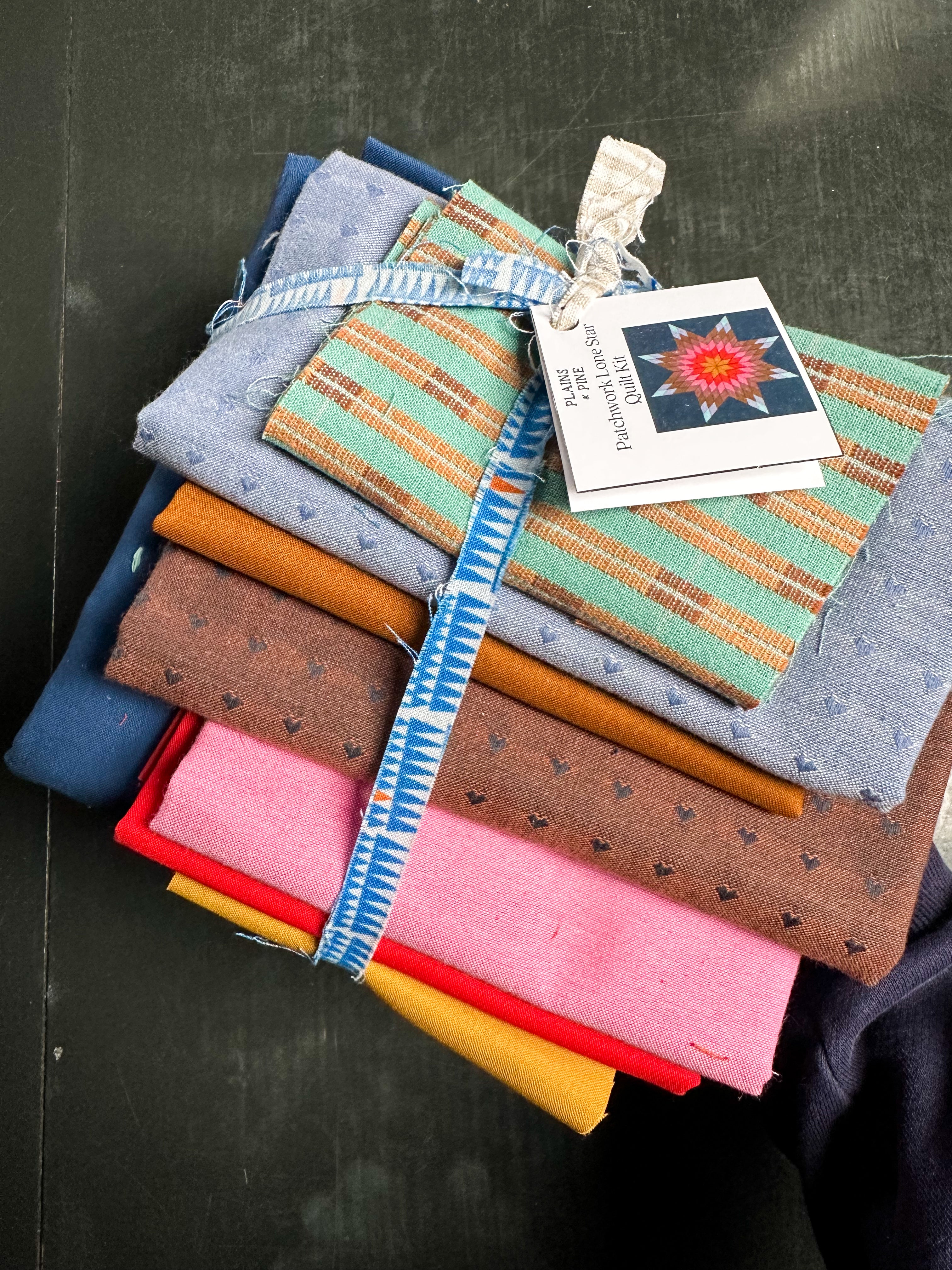 Patchwork Lone Star Quilt Kit (Crib)