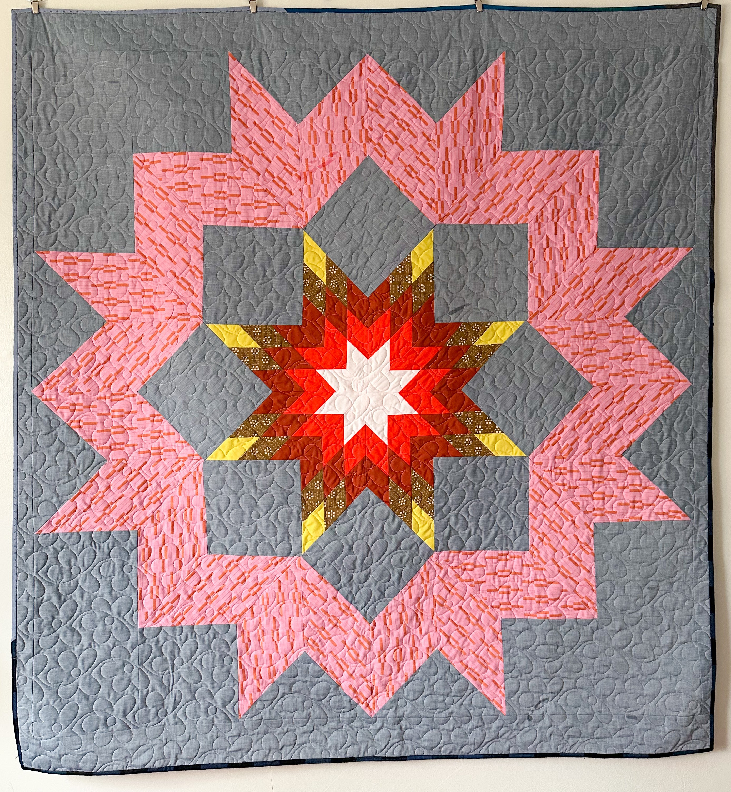 Backcountry Star Quilt Kit (Background Not Included)