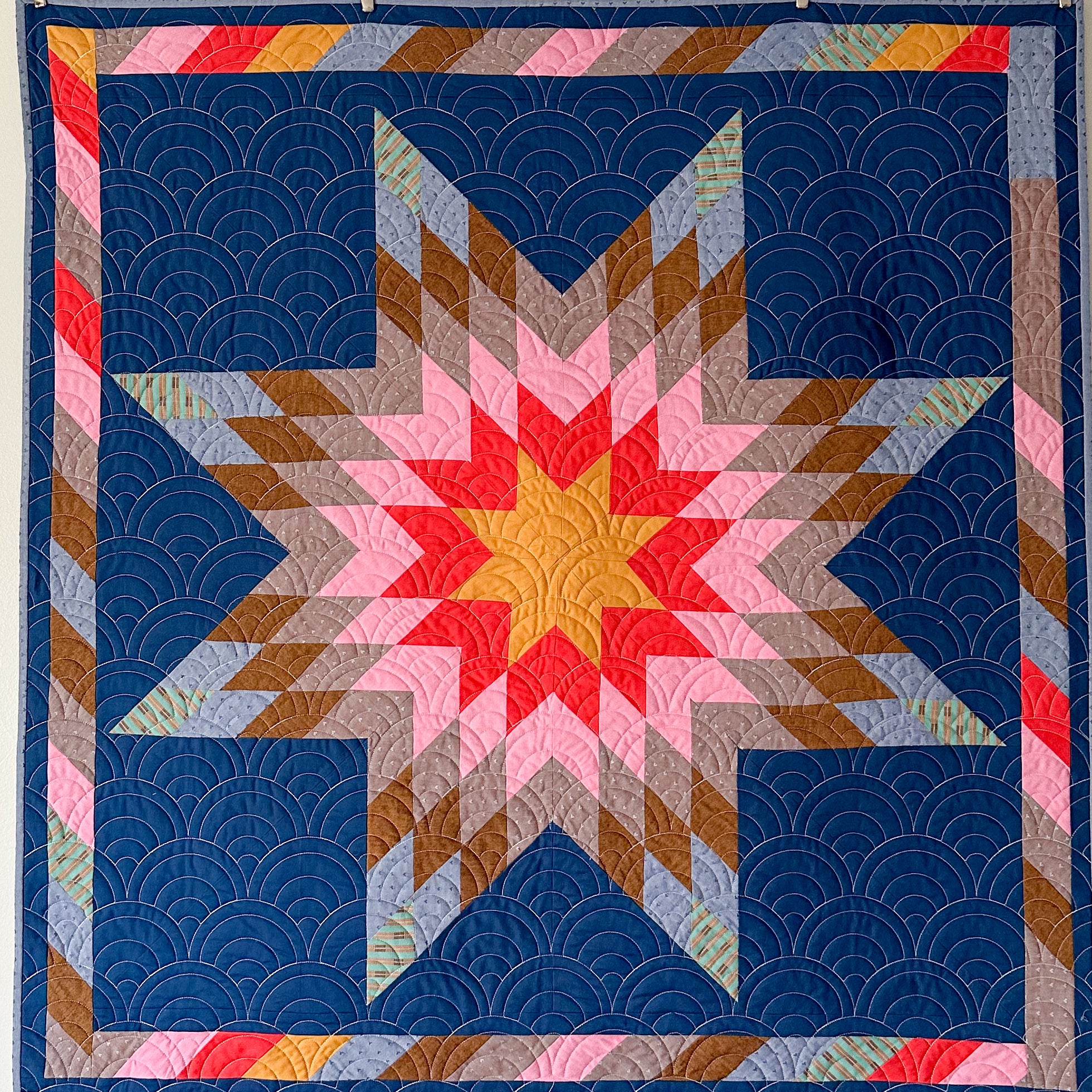 Patchwork Lone Star Quilt Kit (Crib)