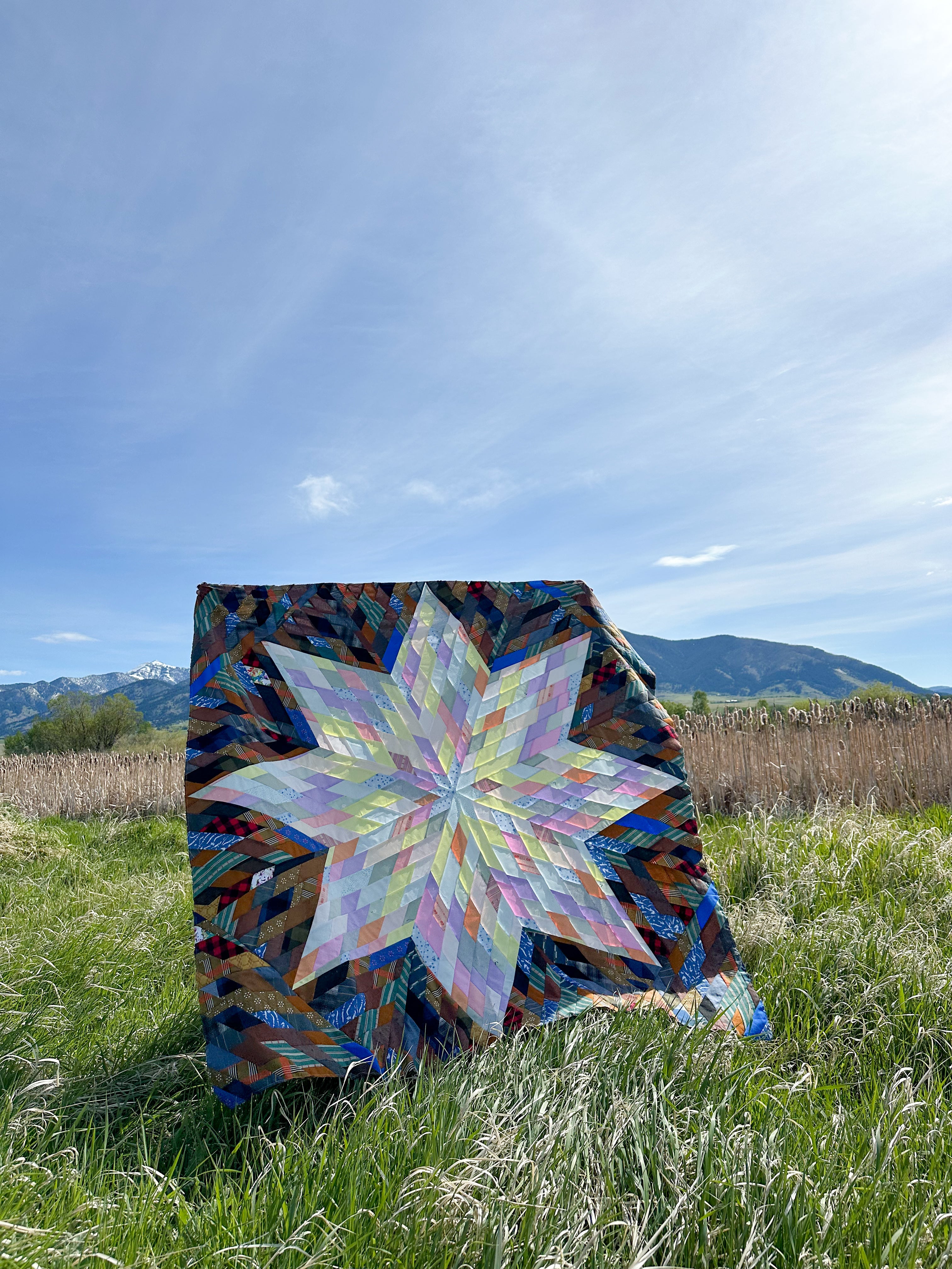 Prismatic Patchwork Quilt Pattern - PDF