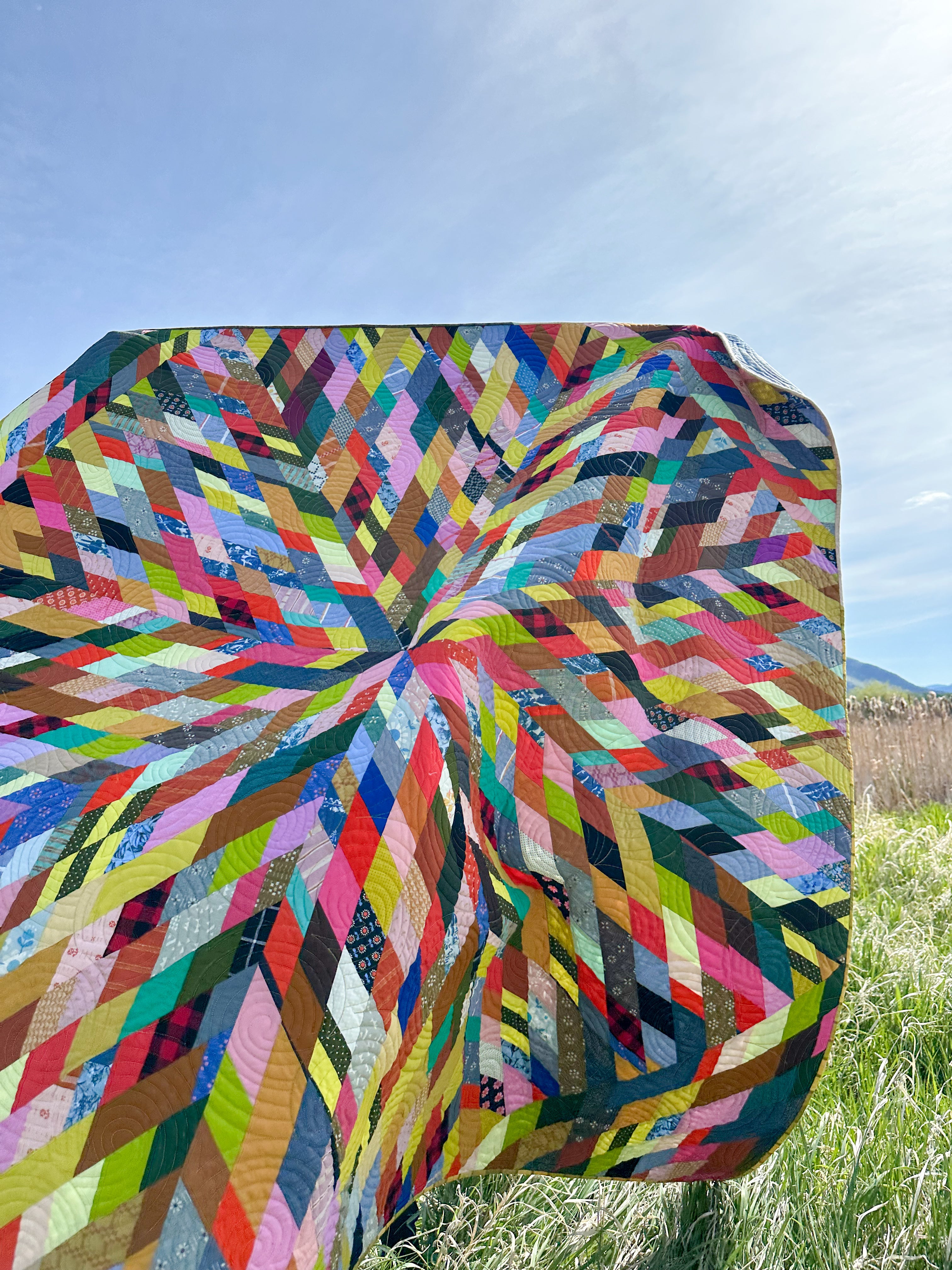 Prismatic Patchwork Quilt Pattern - PRINTED