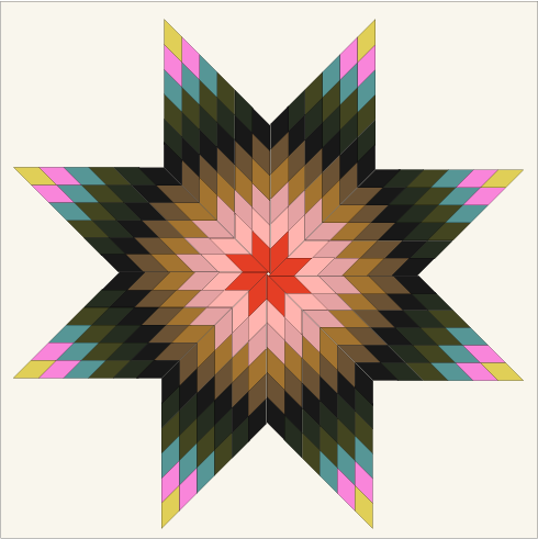 Lone Star Quilt Kit - Kit 03