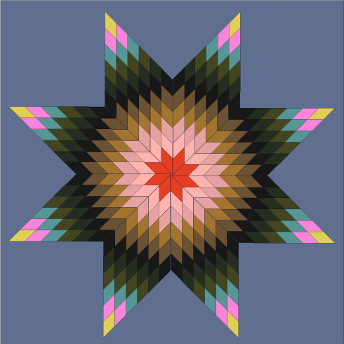 Lone Star Quilt Kit - Kit 03