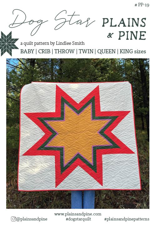 Dog Star Quilt Pattern - PRINTED