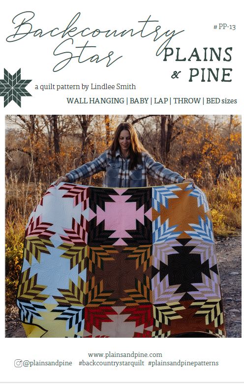 Backcountry Star Quilt Pattern - PRINTED