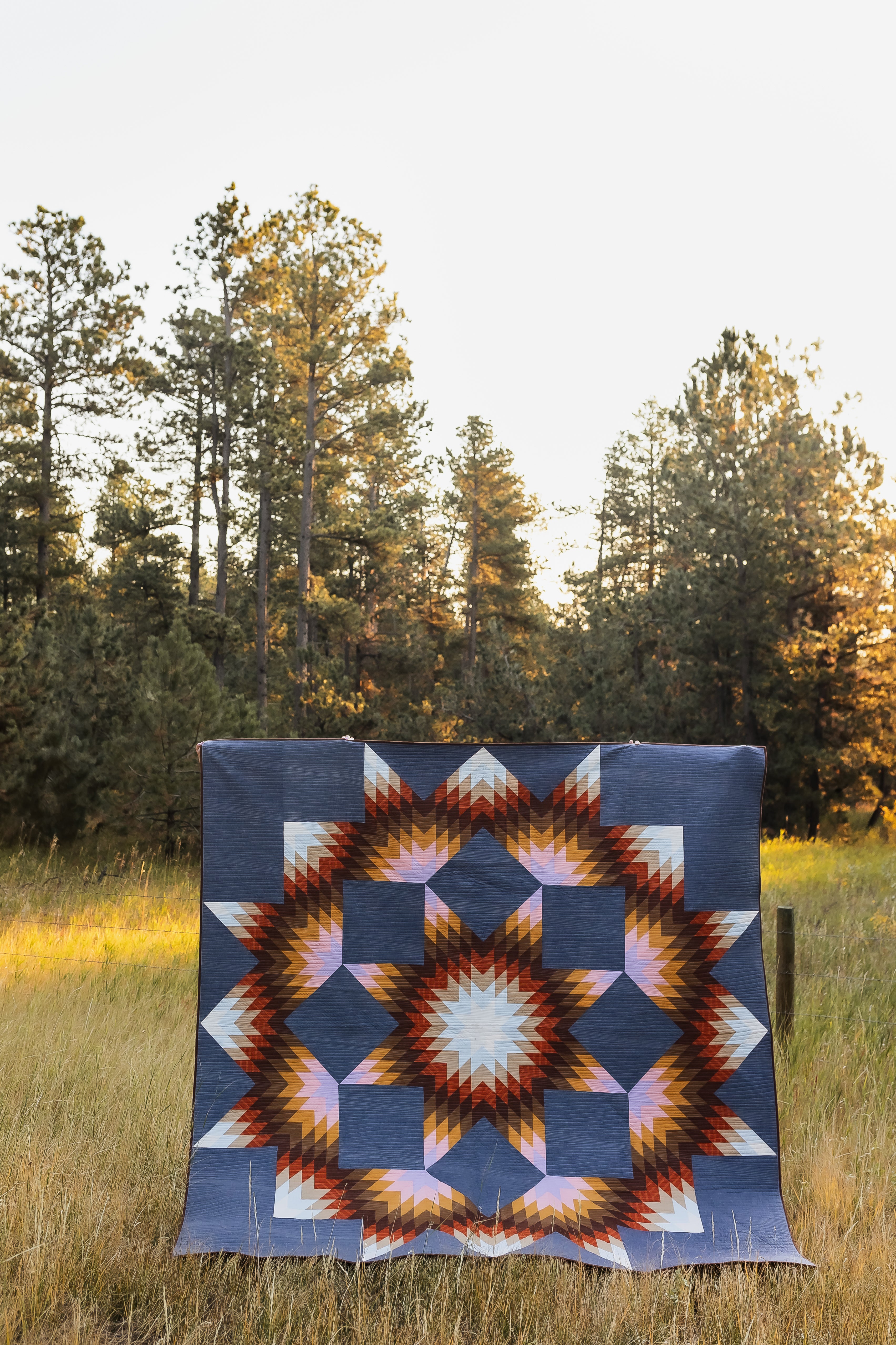 Broken Trail Star Quilt Kit (Preorder)
