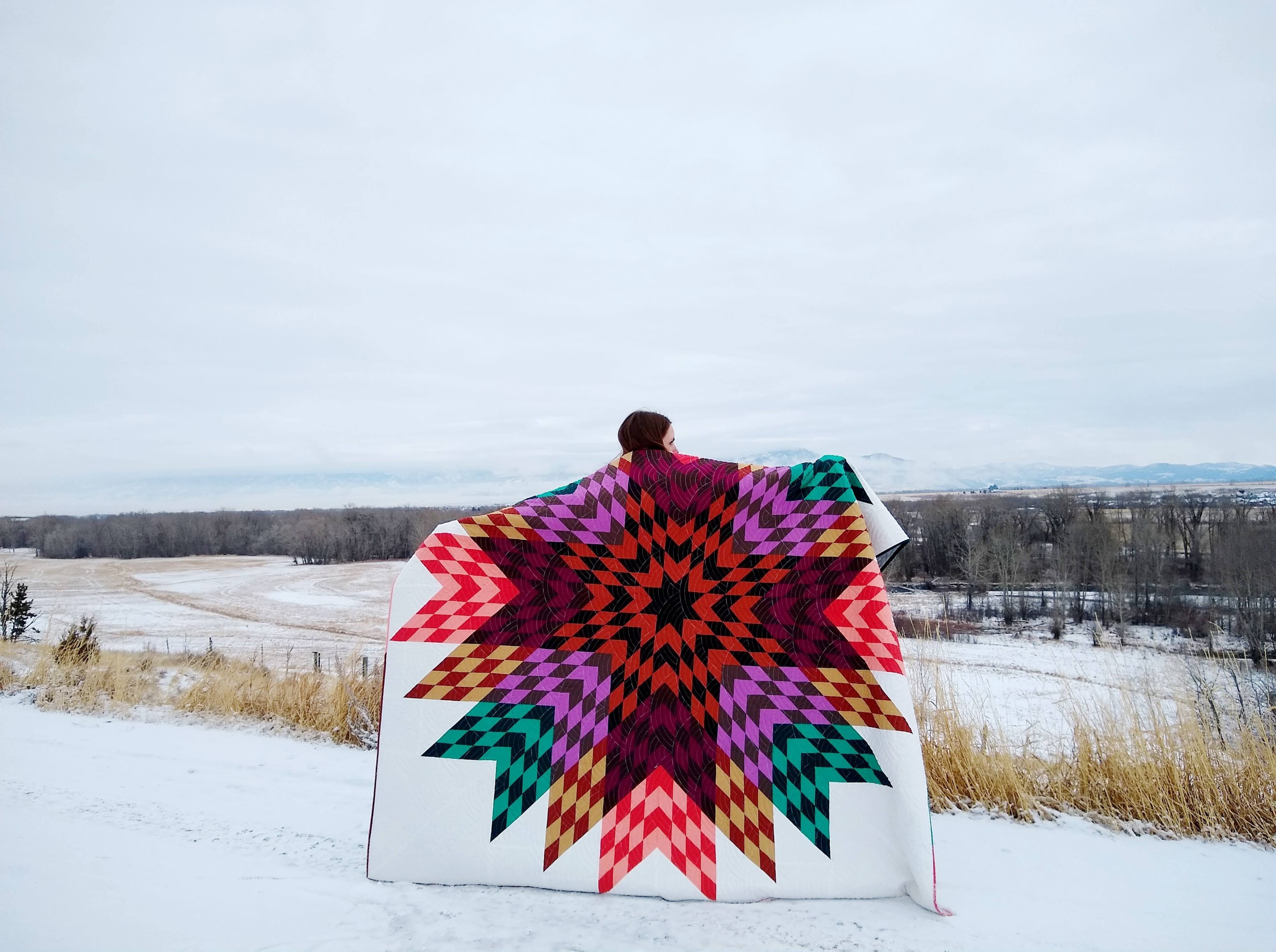 Big Sky Star Quilt Pattern - PDF