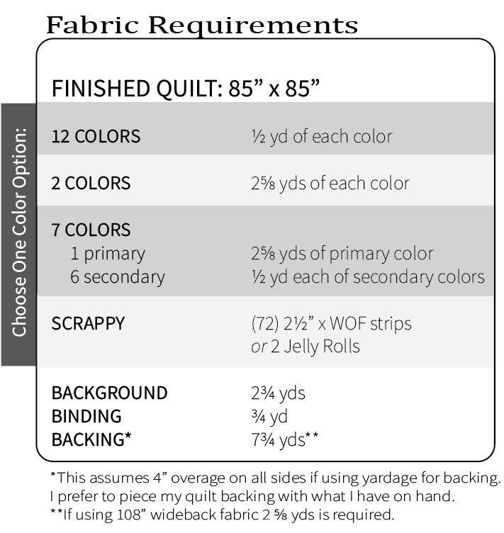 Big Sky Star Quilt Pattern - PRINTED