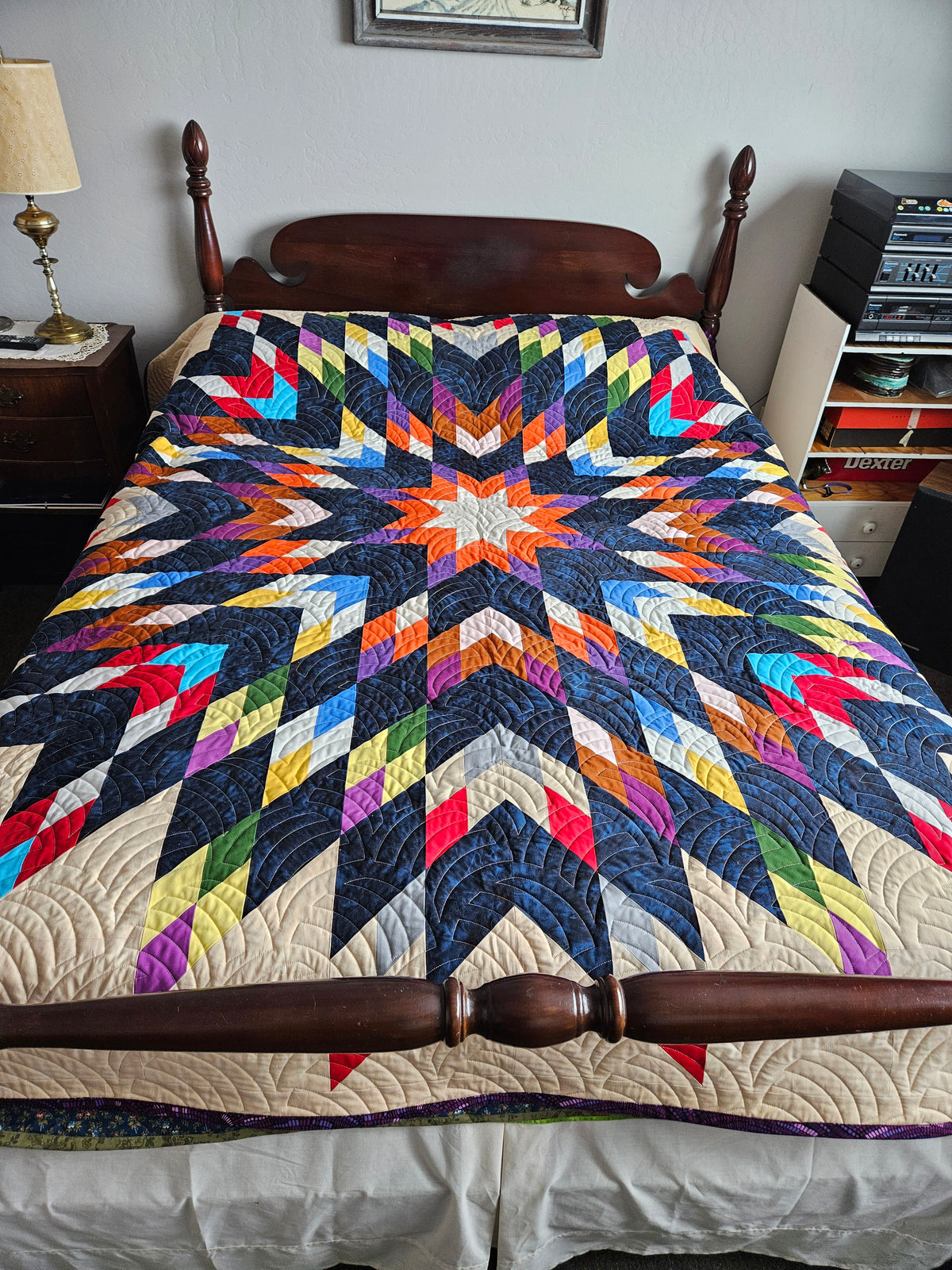 Hyalite Star Quilt Pattern - PDF quilt made by Barbara
