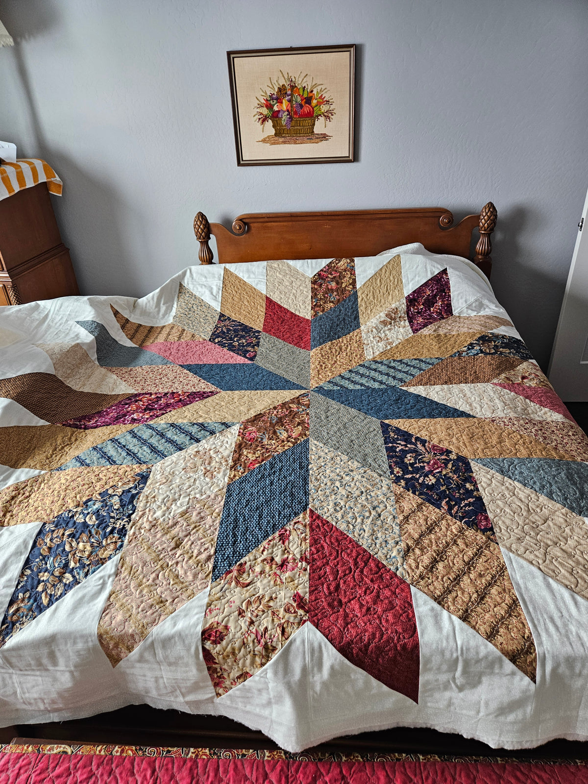 Homestead Star Quilt Pattern - PDF quilt made by Barbara