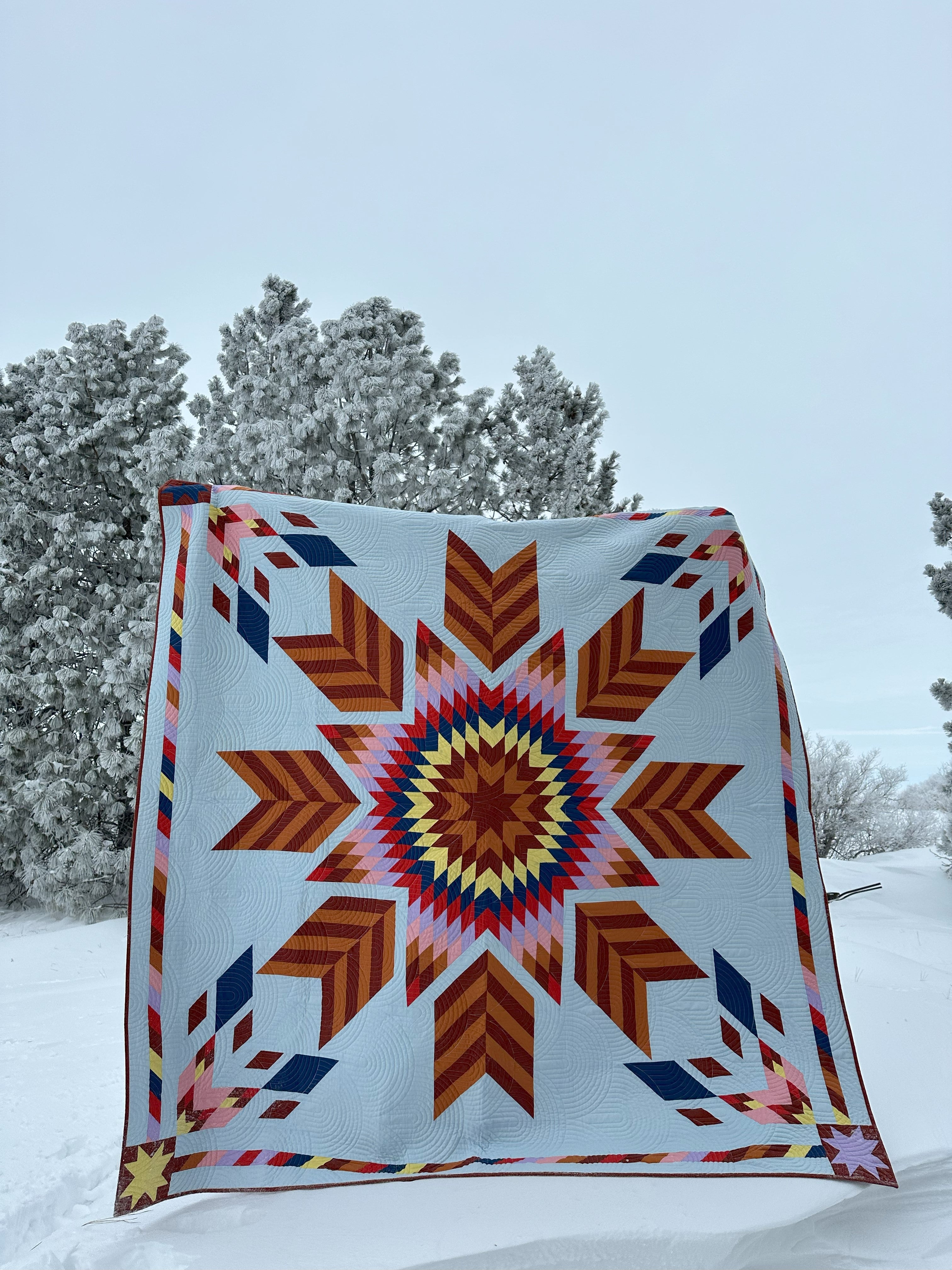 Great Plains Star Quilt Pattern - PDF