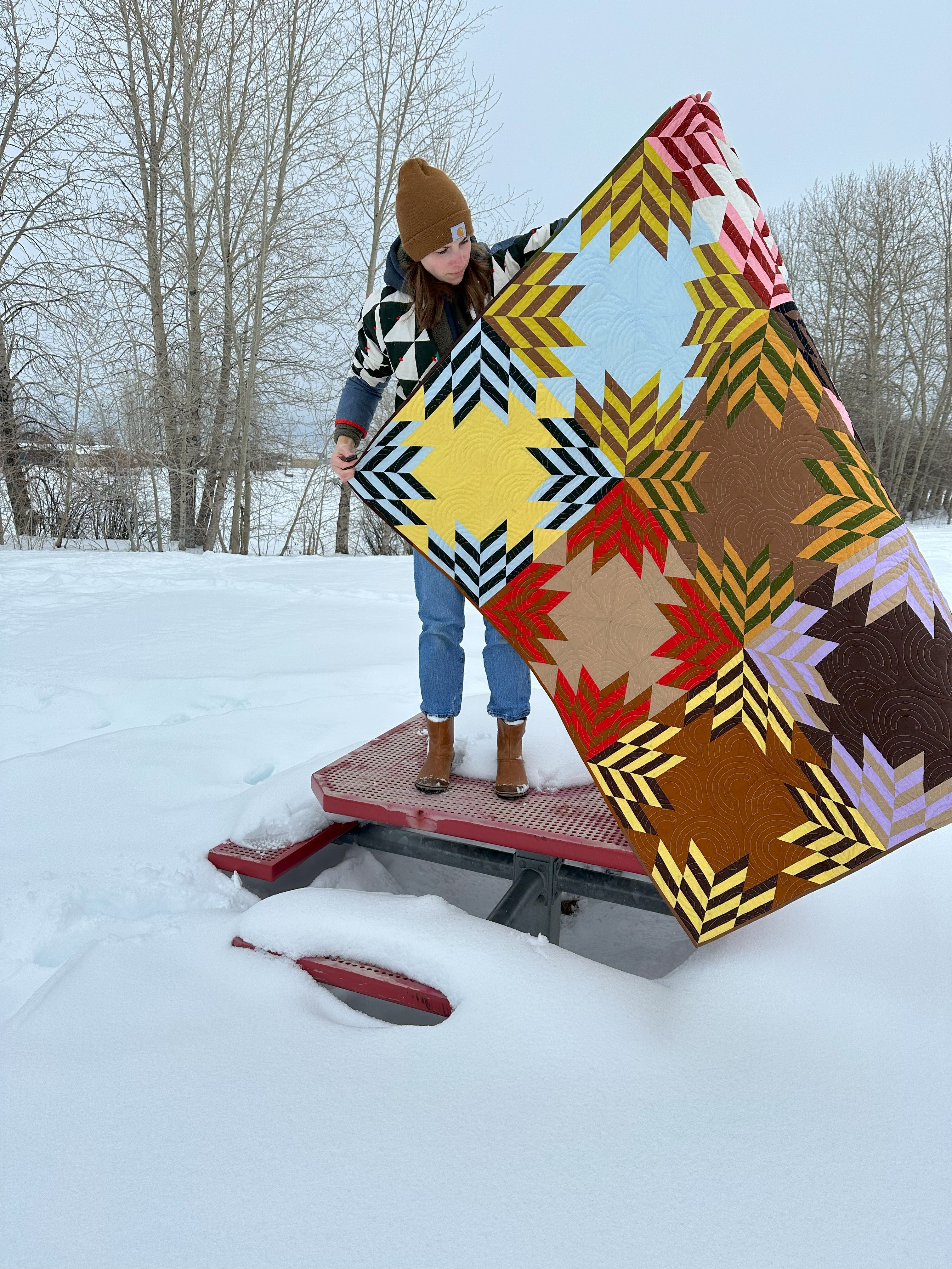 Backcountry Star Quilt Pattern - PRINTED