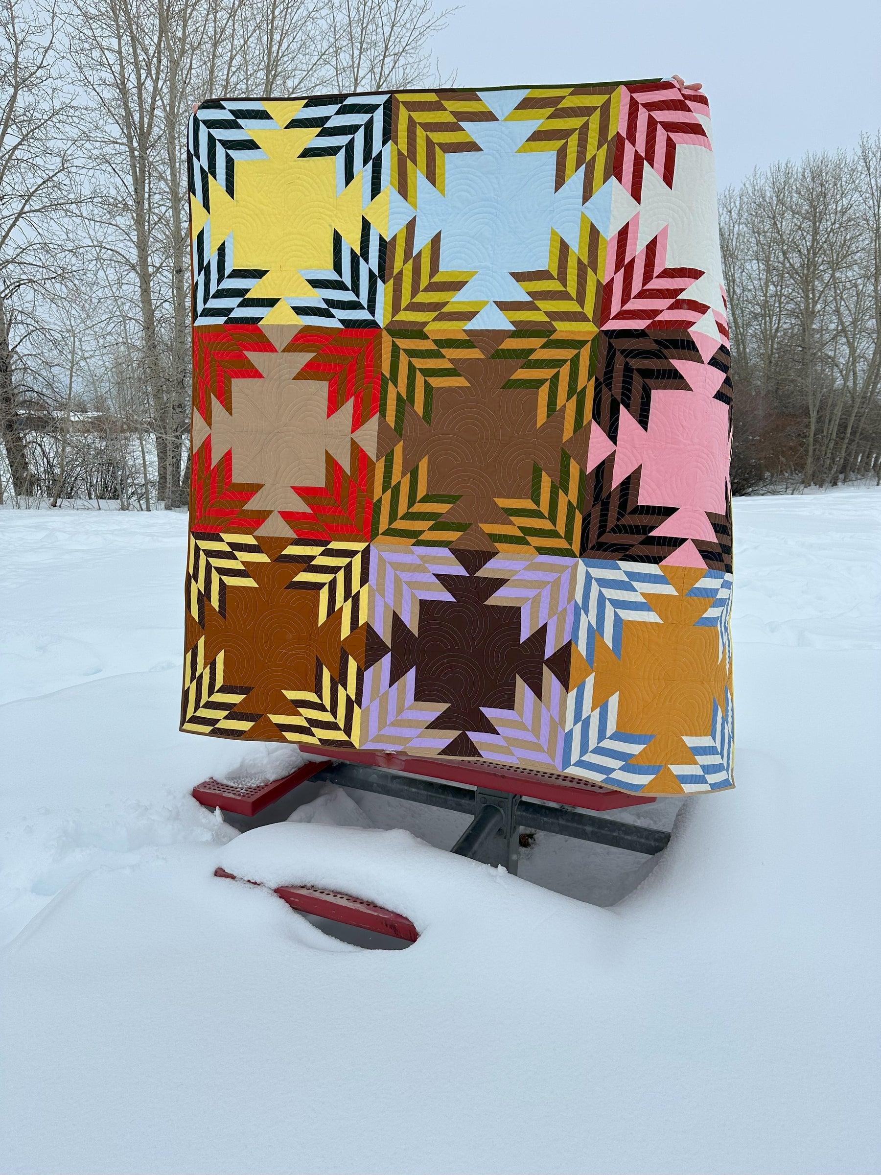 Backcountry Star Quilt Pattern PRINTED