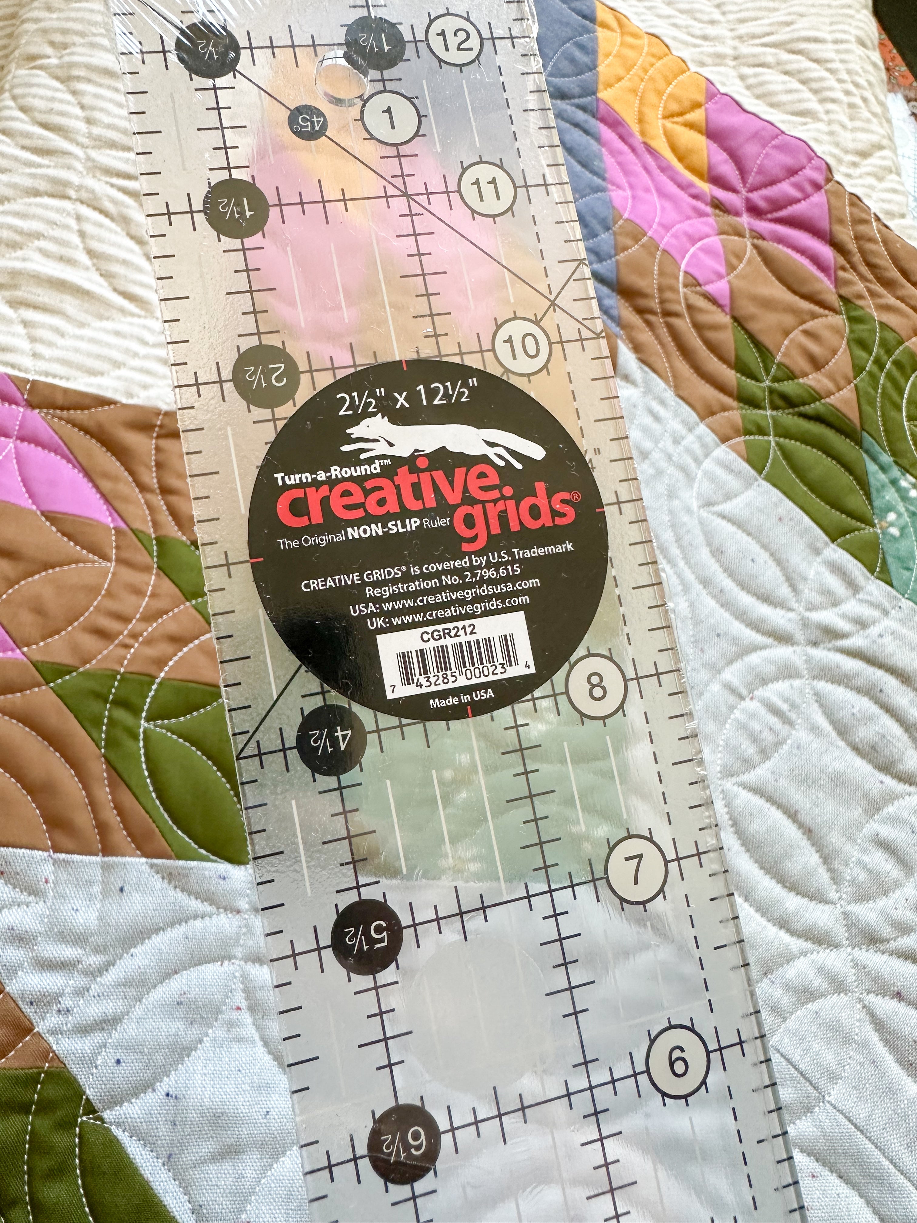 Creative Grids Ruler 2-1/2" x 12-1/2"
