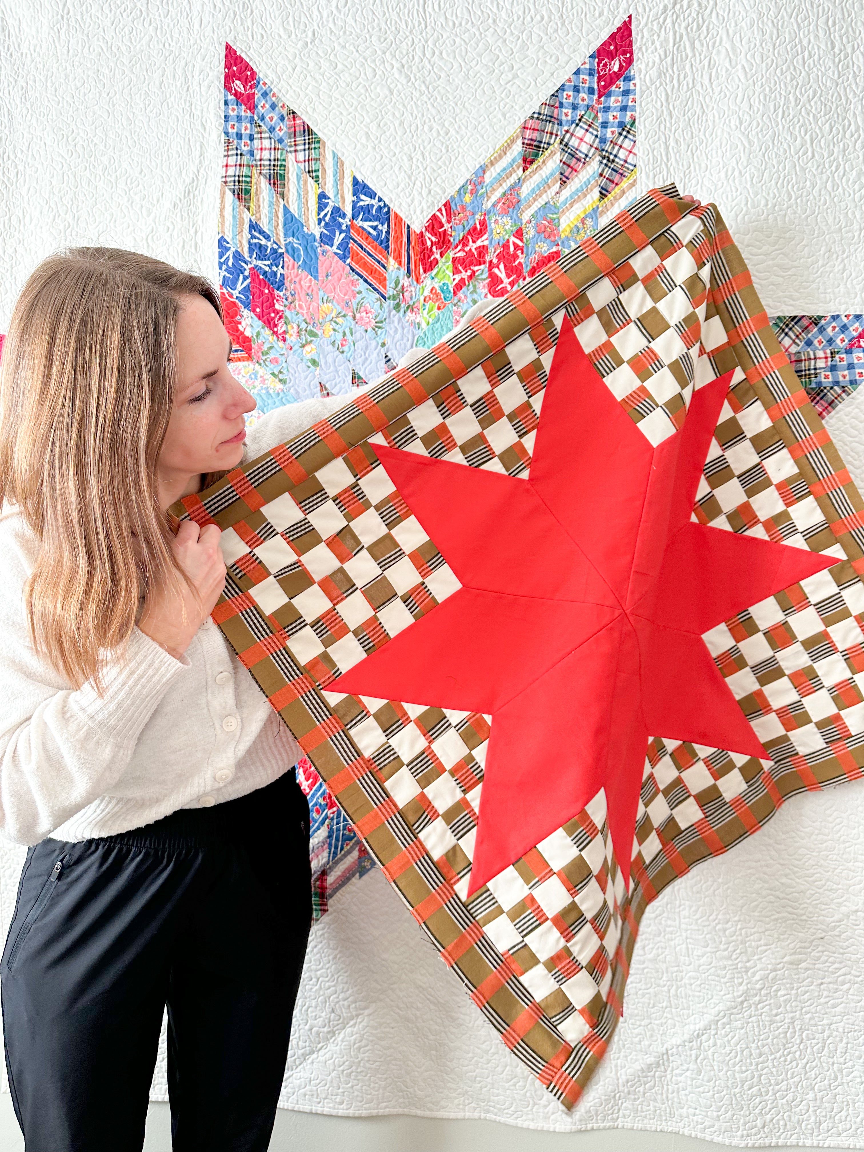 Y Not Star - Checkerboard background (Baby size)