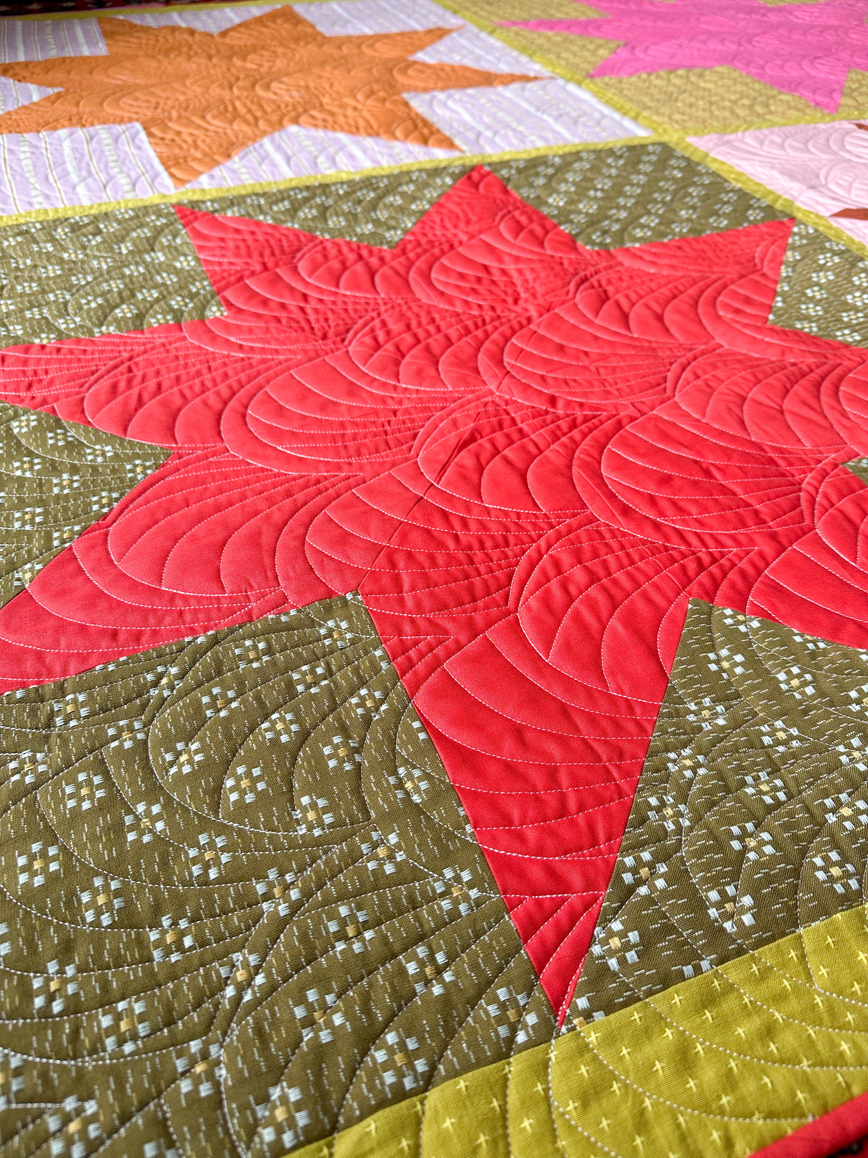 Y Not Star - Warm version (Throw size)