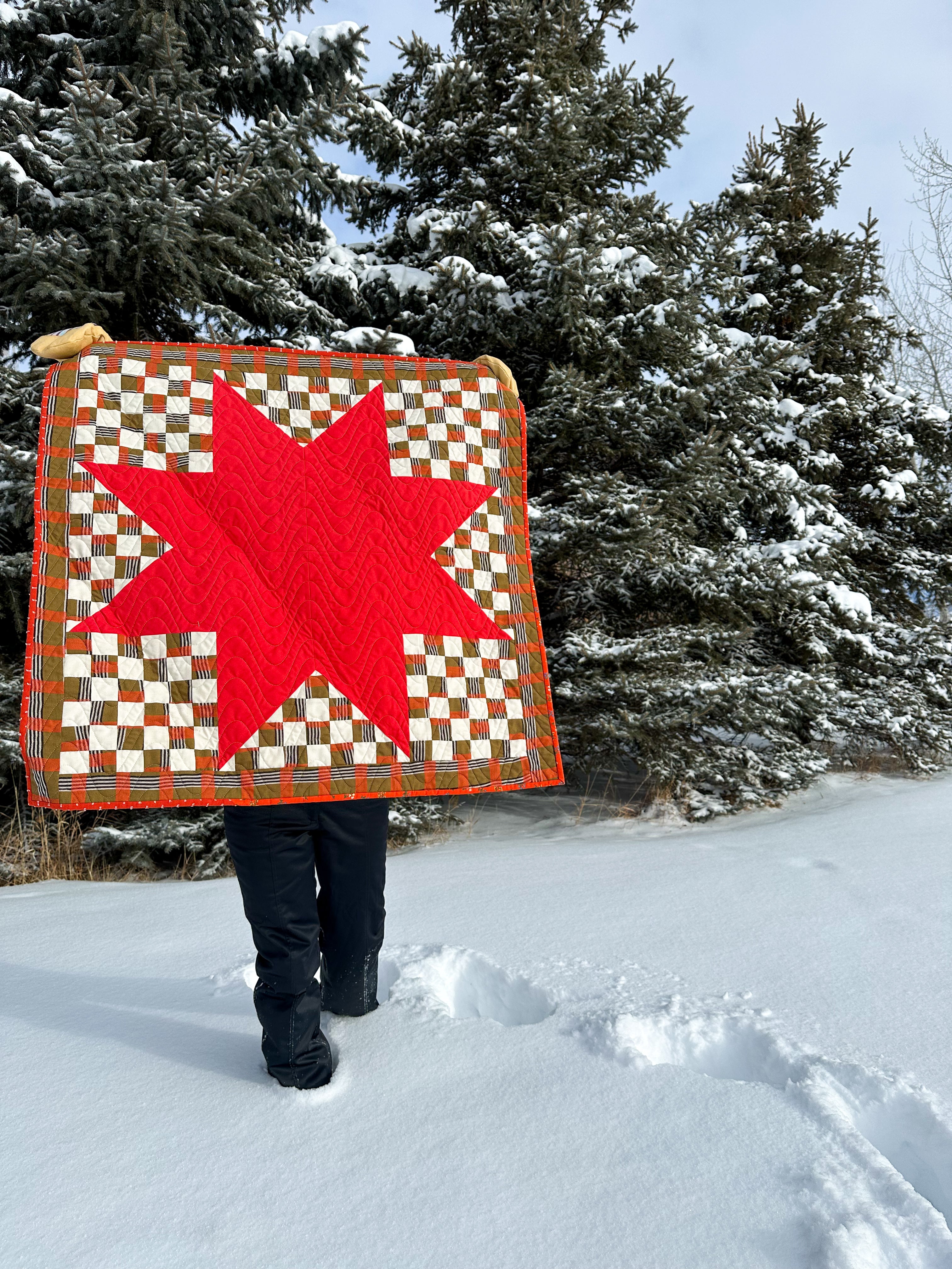 Y Not Star - Checkerboard background (Baby size)