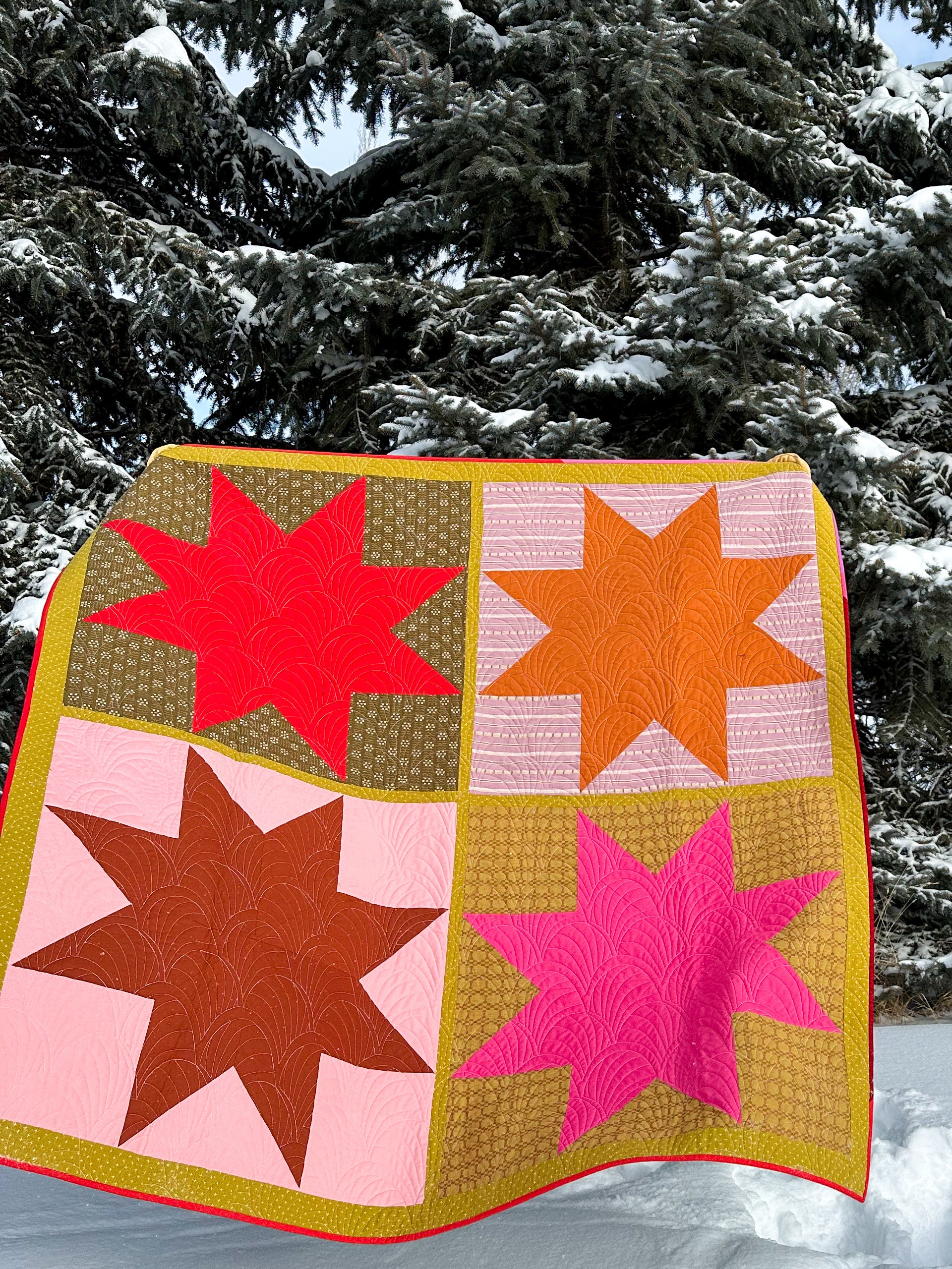 Y Not Star Quilt Pattern - PRINTED