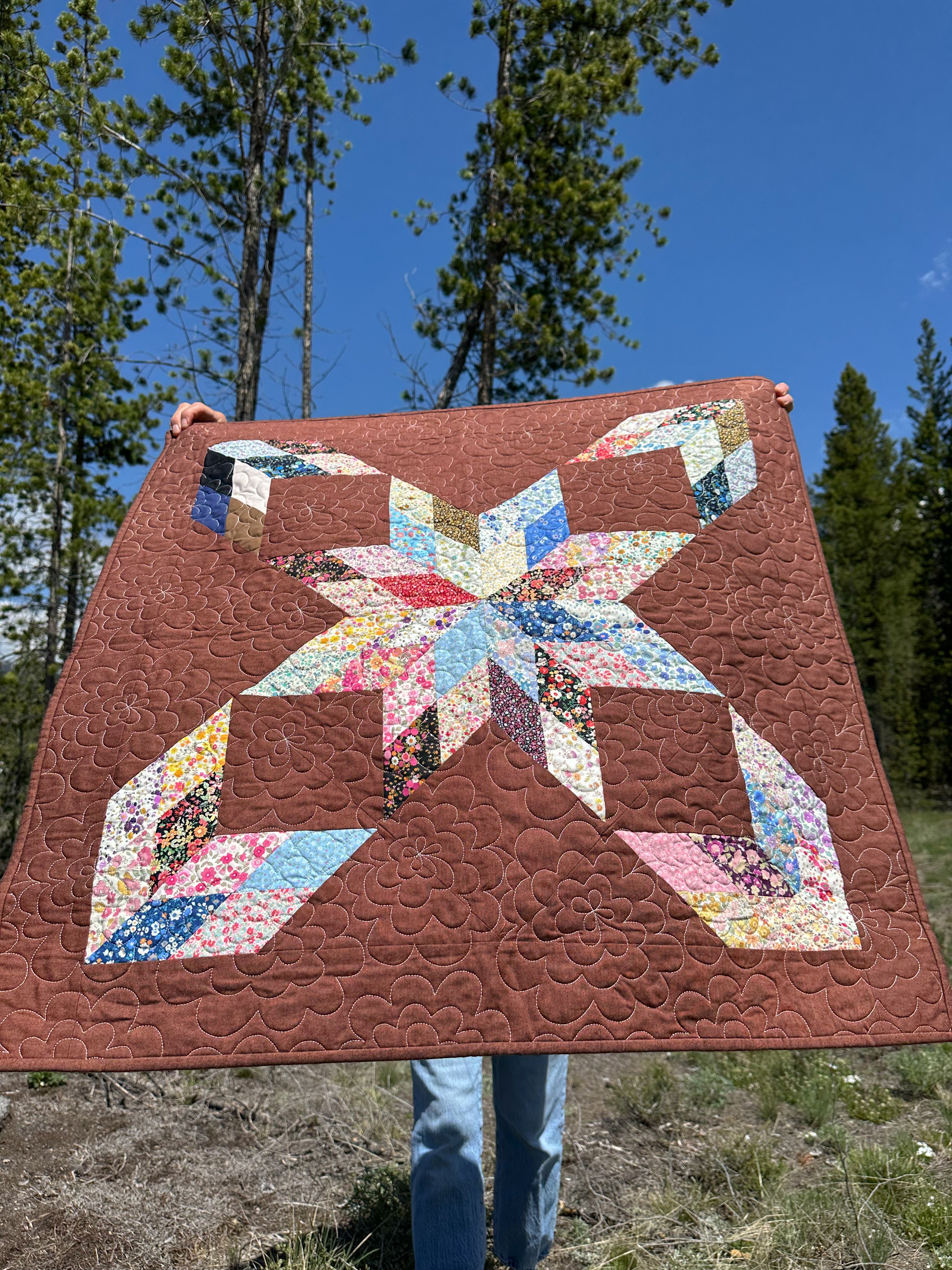North Country Star Quilt Pattern - PRINTED