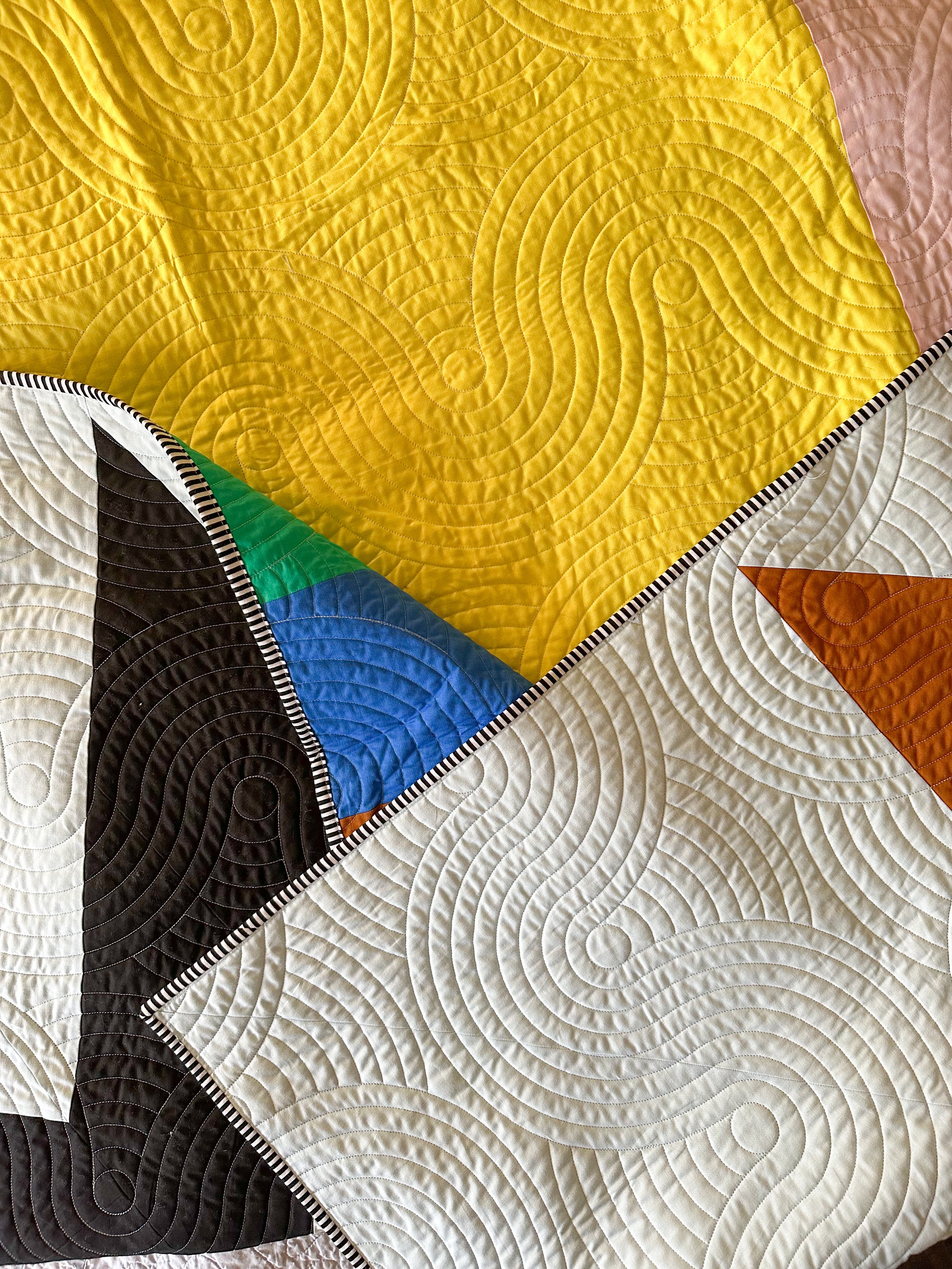 Trailing Star Quilt - (Large Throw)