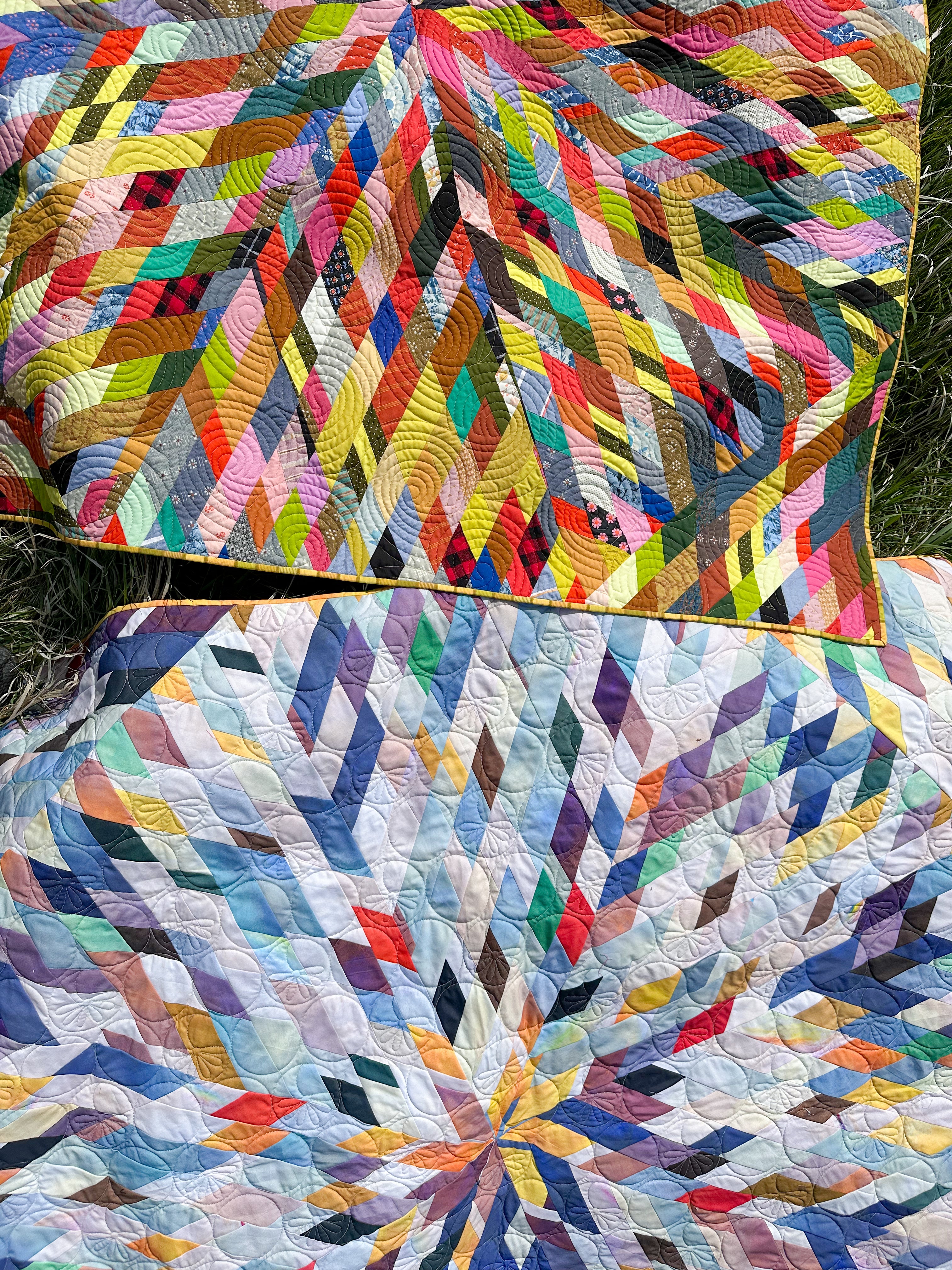 Prismatic Patchwork Quilt Pattern - PDF