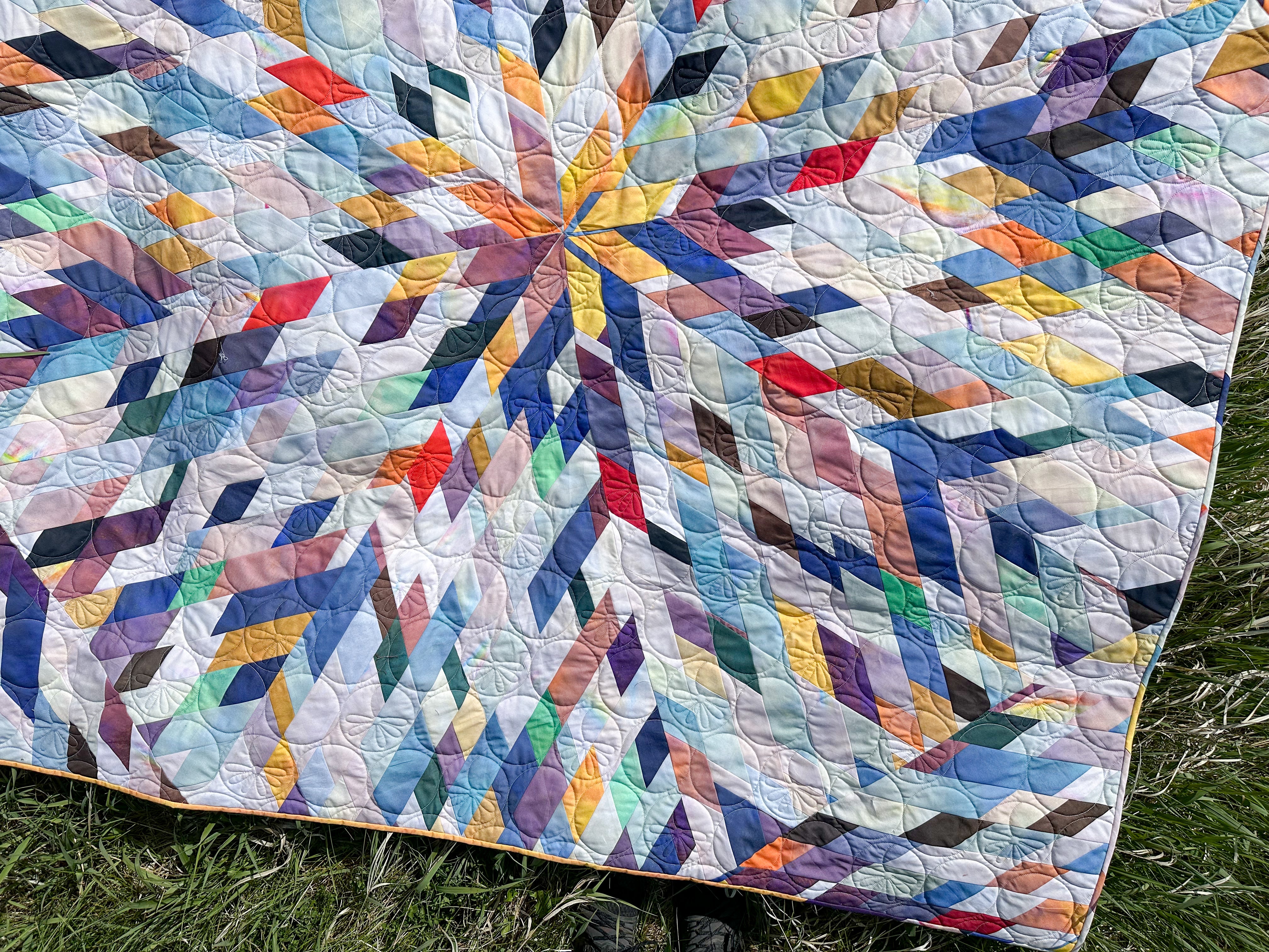 Prismatic Patchwork Quilt Pattern - PDF