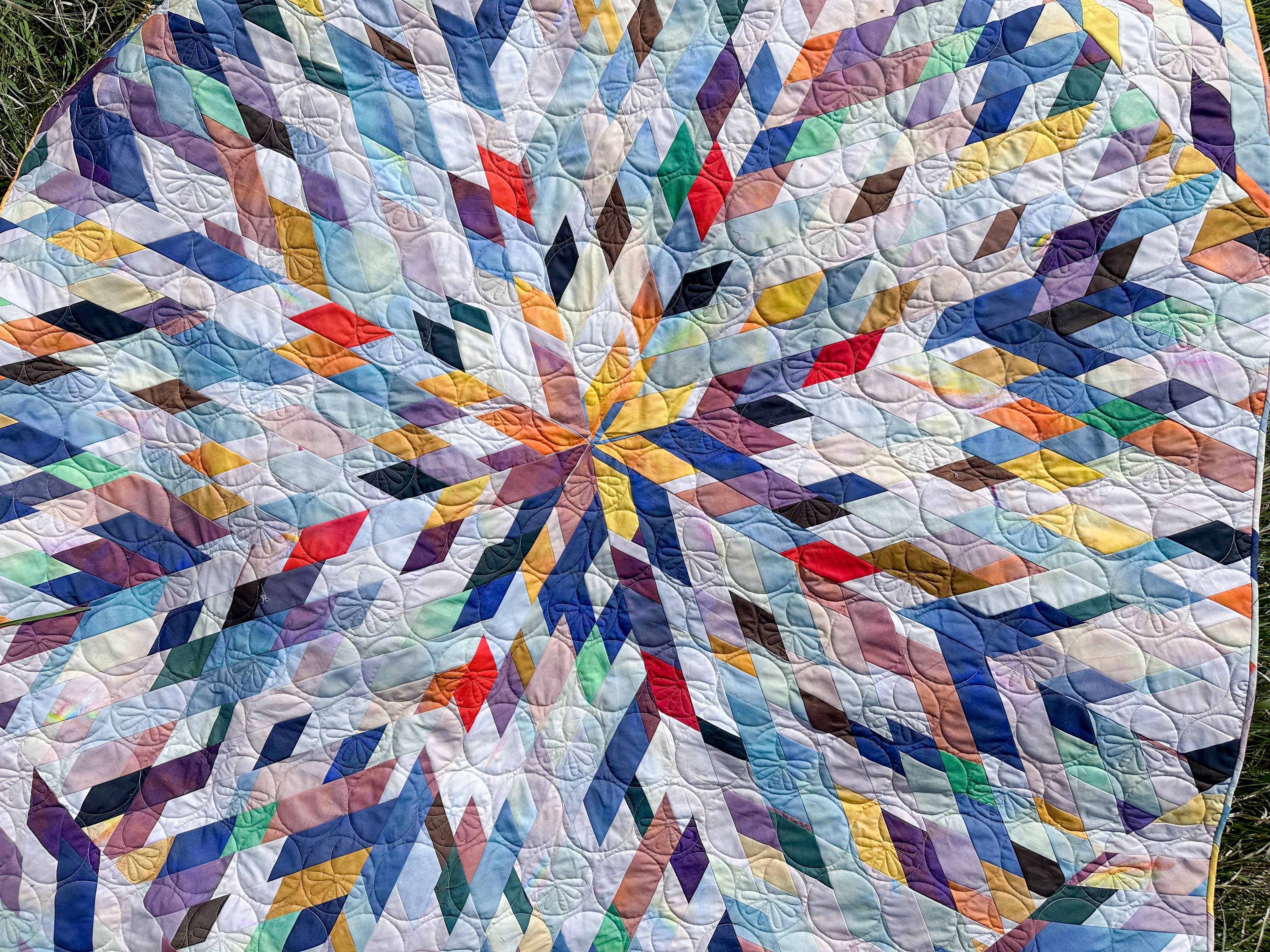 Prismatic Patchwork Quilt Pattern - PDF