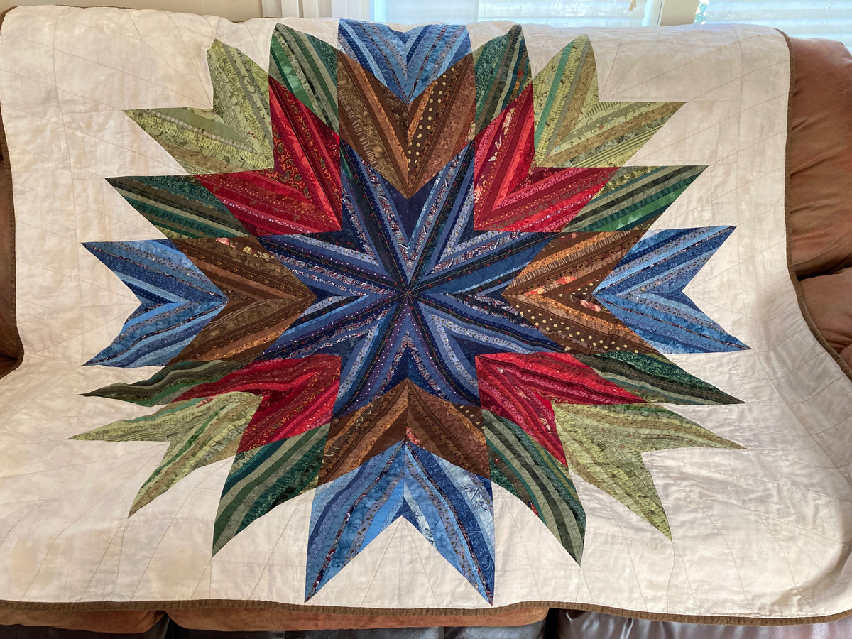 Wild Homestead Star Quilt Pattern - PDF quilt made by Carma