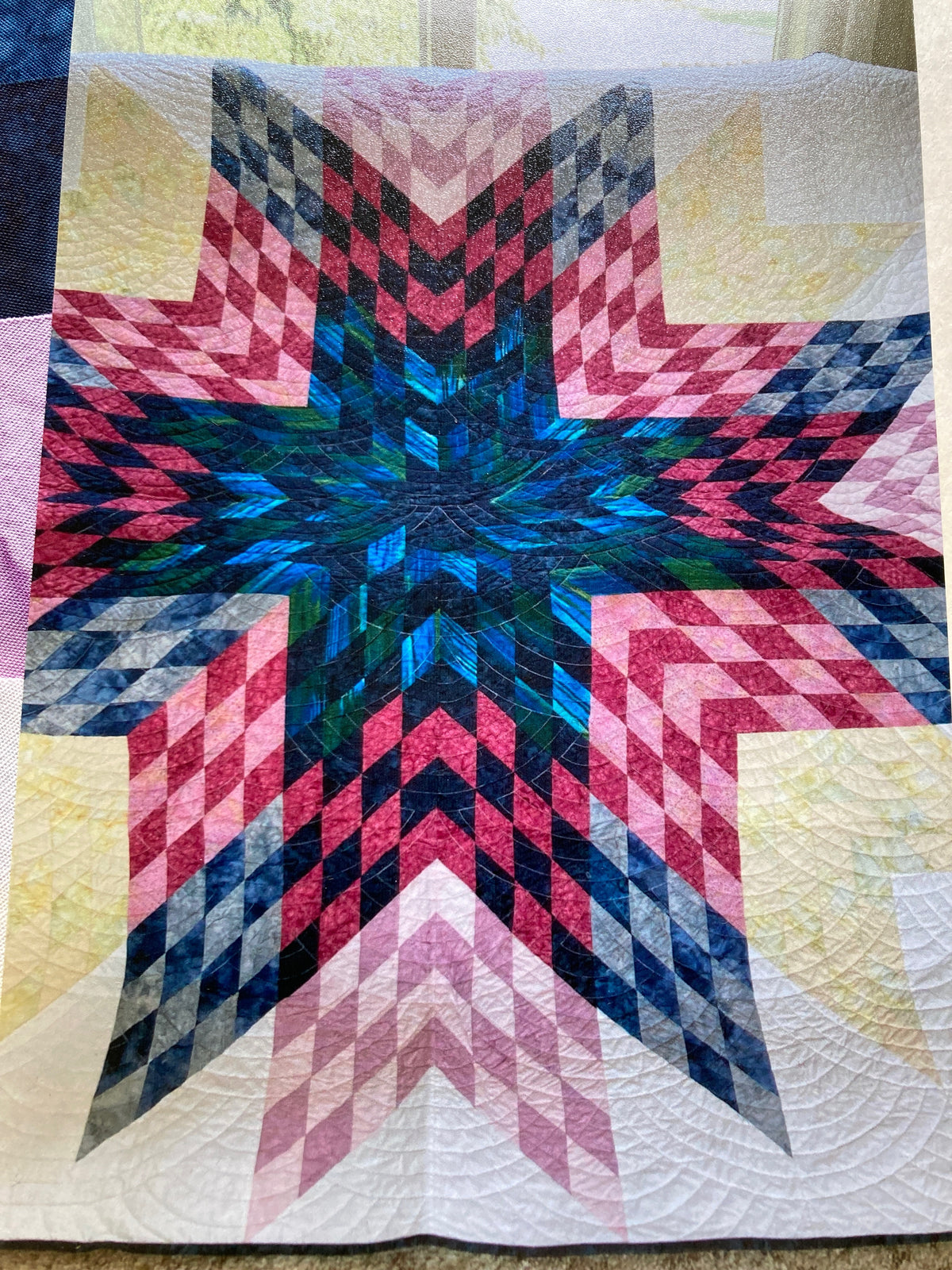 Big Sky Star Quilt Pattern - PDF quilt made by Carma