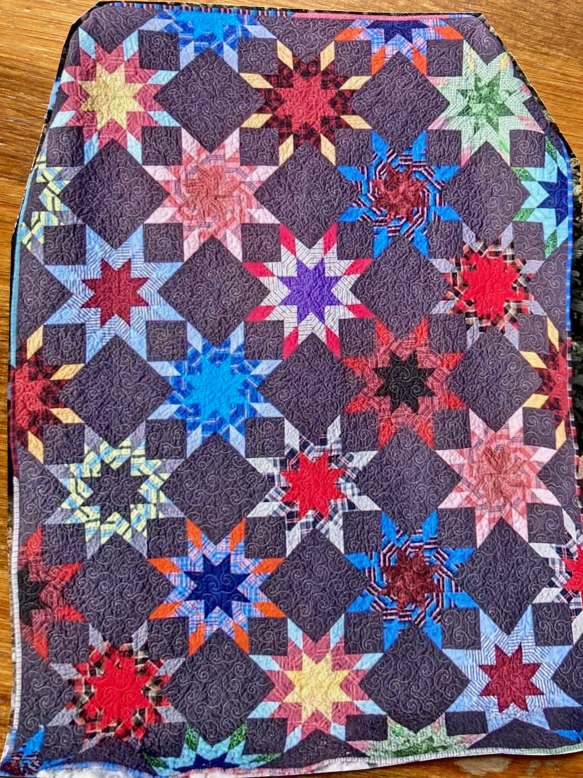 Not Alone Star Quilt Pattern - PDF quilt made by Carma