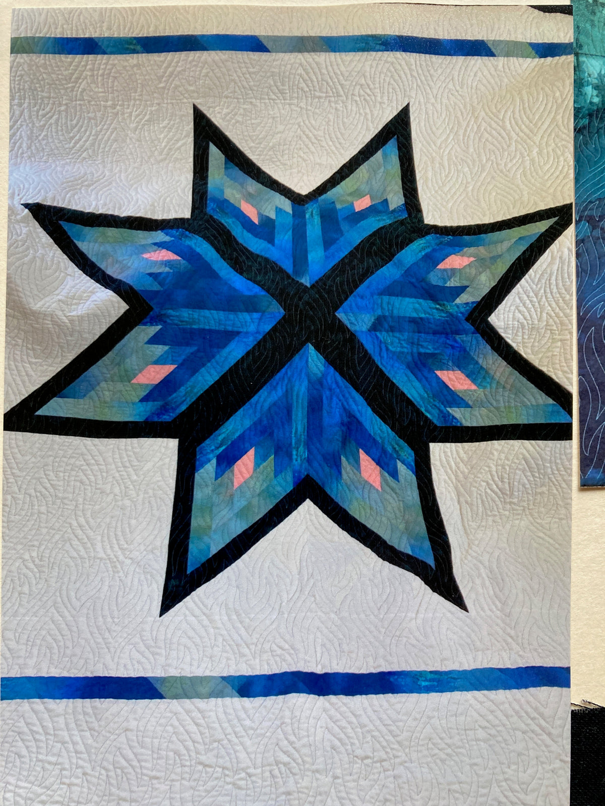 Cabin Star Quilt Pattern - PDF quilt made by Carma