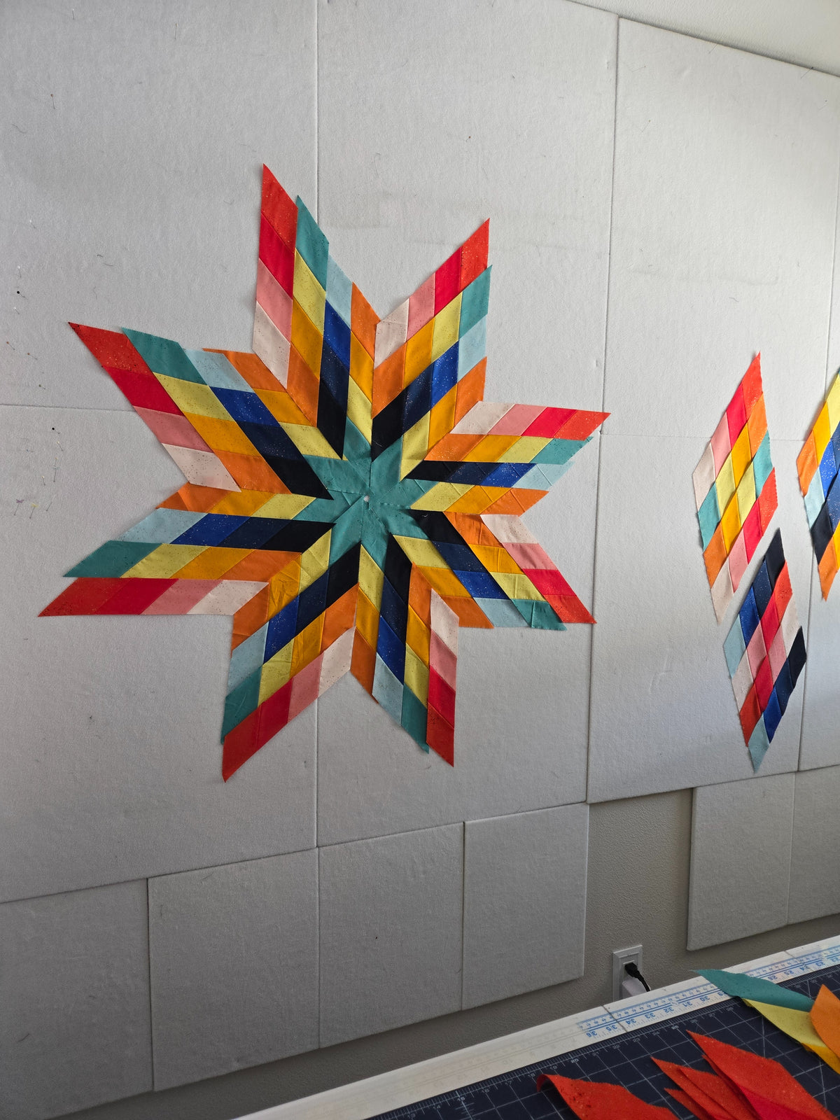 Patchwork Lone Star Quilt Pattern - PDF quilt made by Brandy H