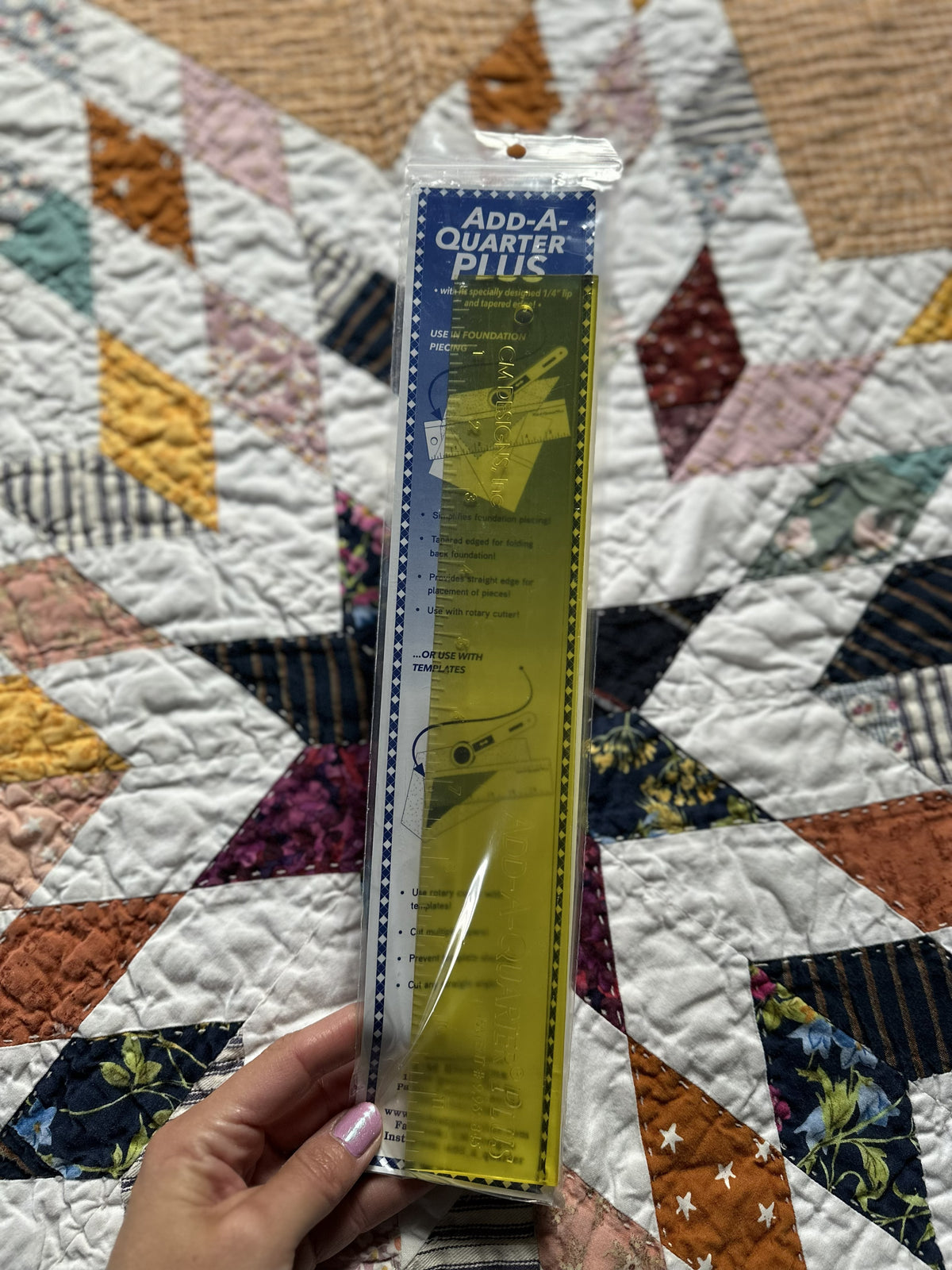 Add-A-Quarter Ruler 12in Plus