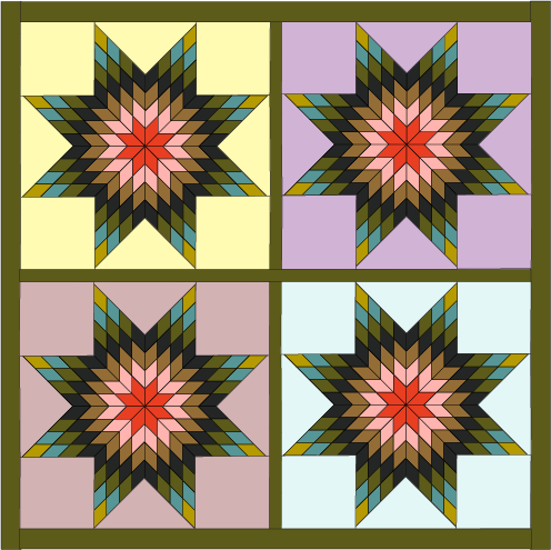 Y Not Star 2 Quilt Kit: Throw Size