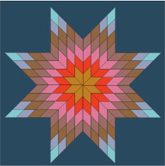 Patchwork Lone Star Quilt Kit (Crib)