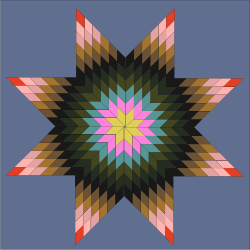 Lone Star Quilt Kit - Kit 03