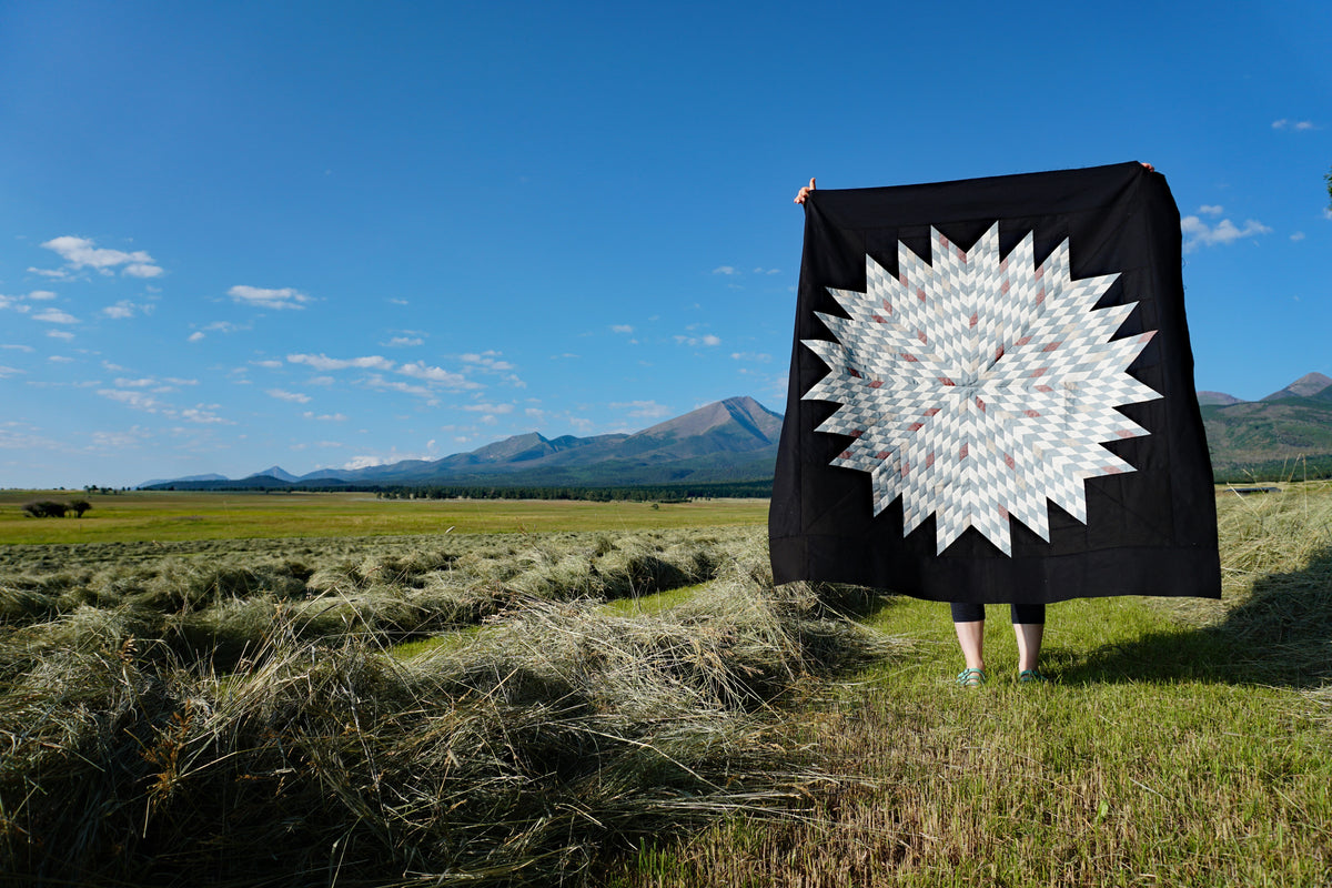 Little Big Sky Star Quilt Pattern - PDF quilt made by Genna