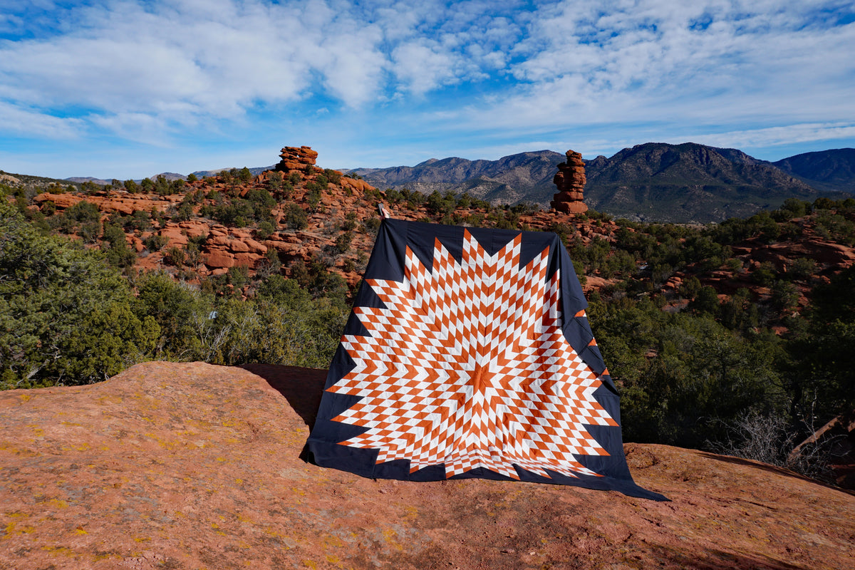 Big Sky Star Quilt Pattern - PDF quilt made by Genna