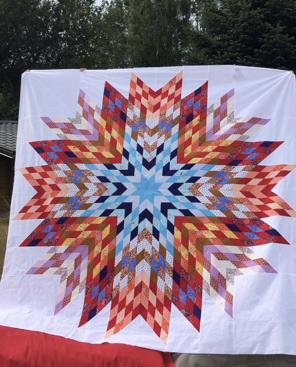 Big Sky Star Quilt Pattern - PDF quilt made by Isabelle