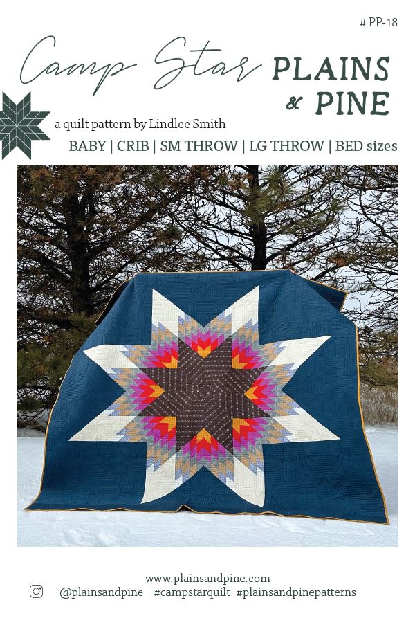 Camp Star Quilt Pattern - PRINTED